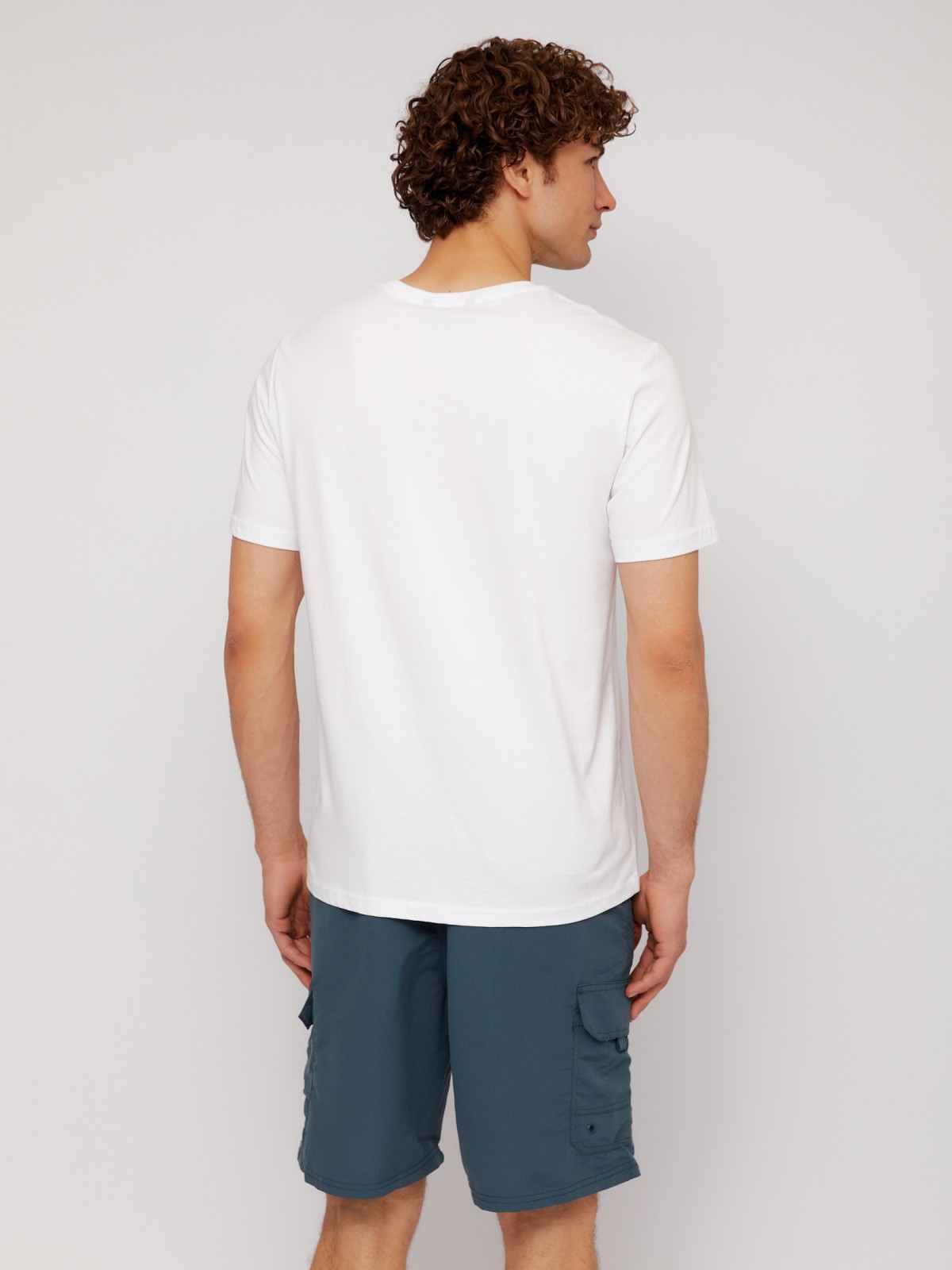 Футболка из хлопка с фотопринтом