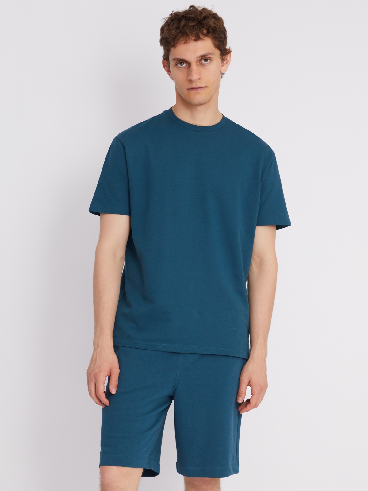 Футболка из плотного трикотажа из хлопка