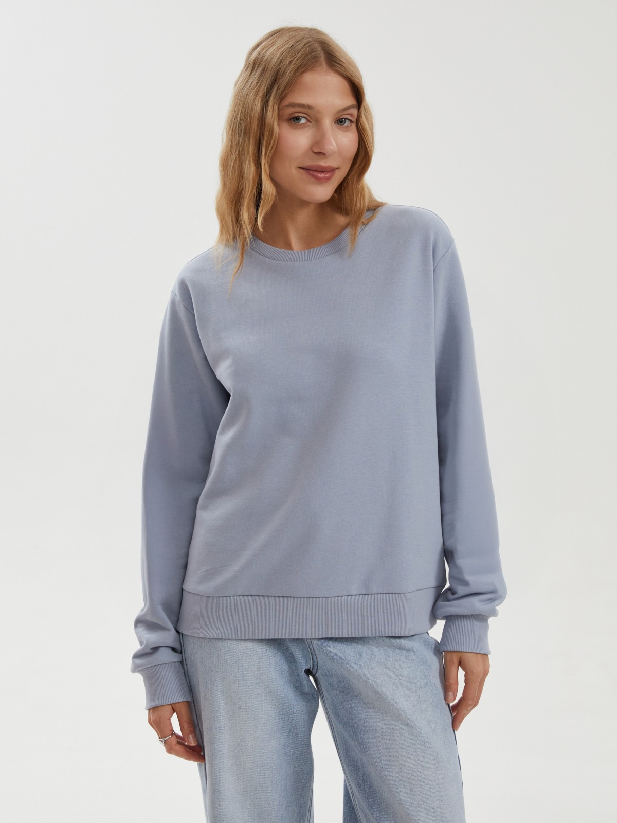 Базовый утеплённый свитшот с начёсом