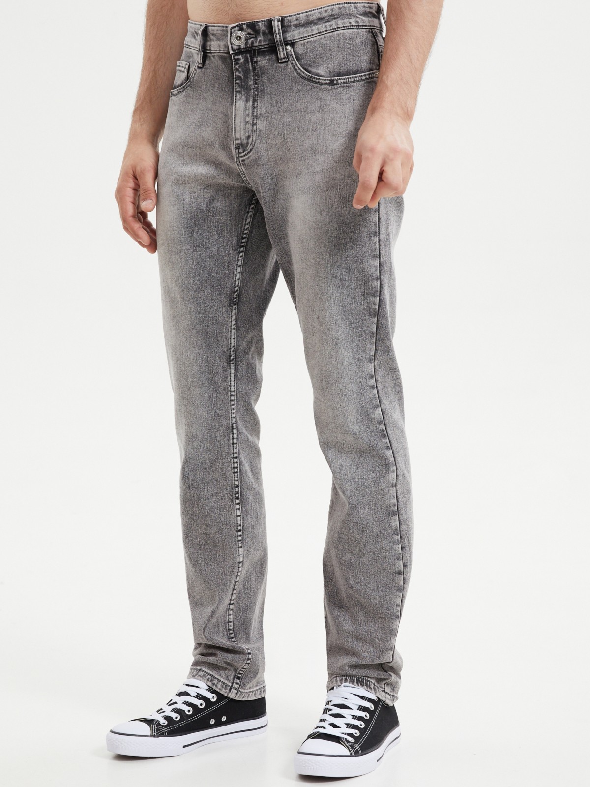 Утеплённые джинсы Slim с начёсом