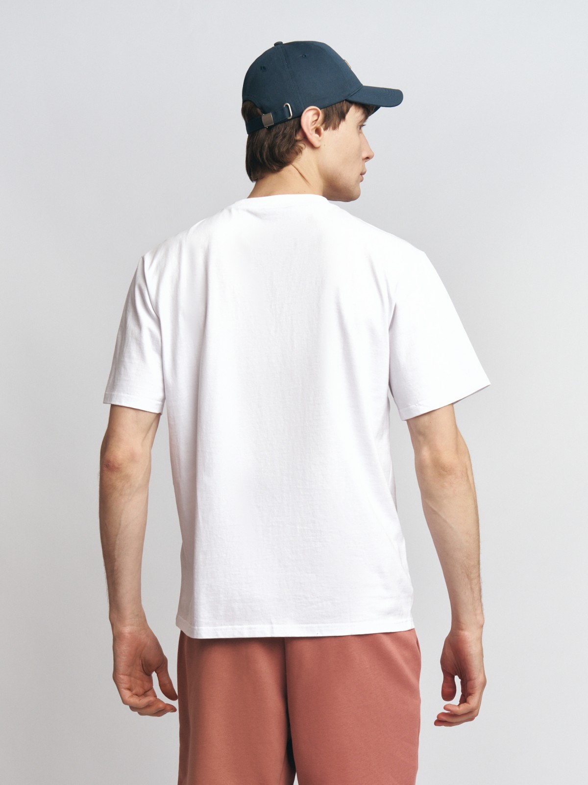 Футболка из хлопка с принтом