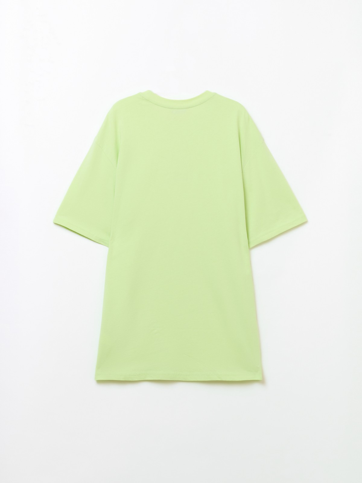 Футболка из хлопка с принтом-надписью