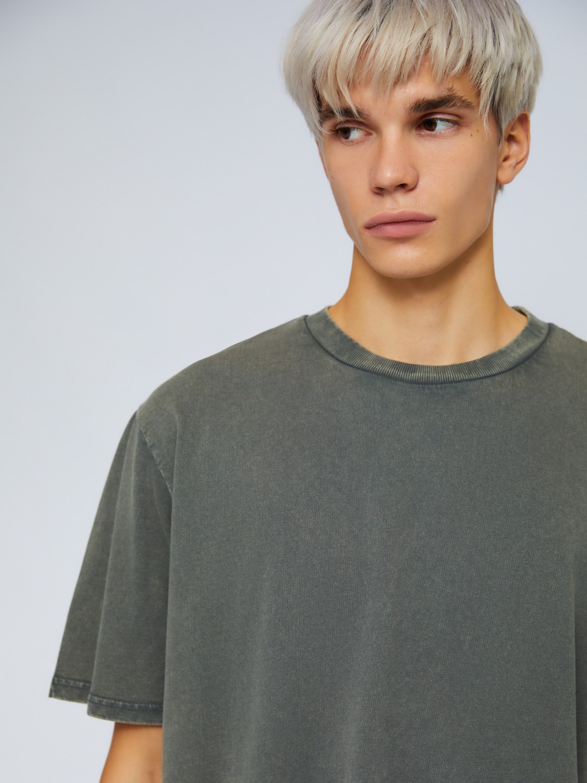 Футболка из плотного трикотажа из хлопка