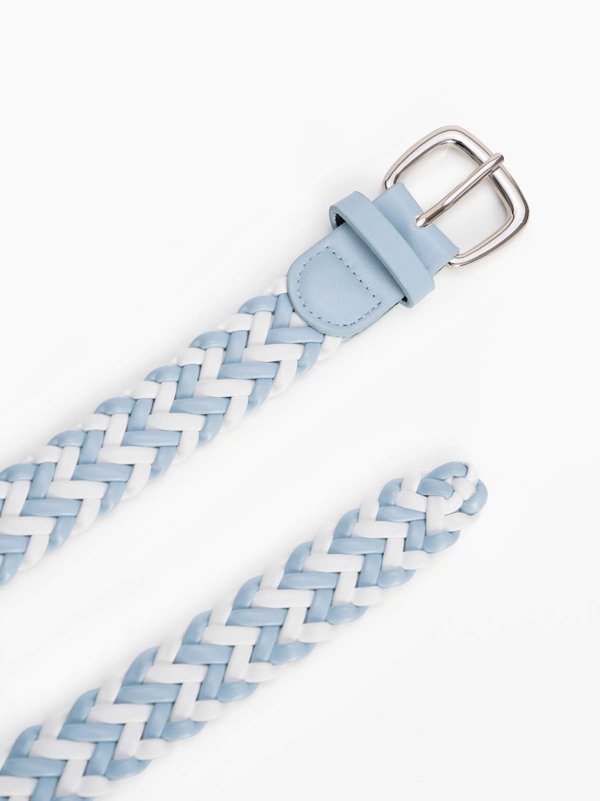 Плетёный ремень из экокожи