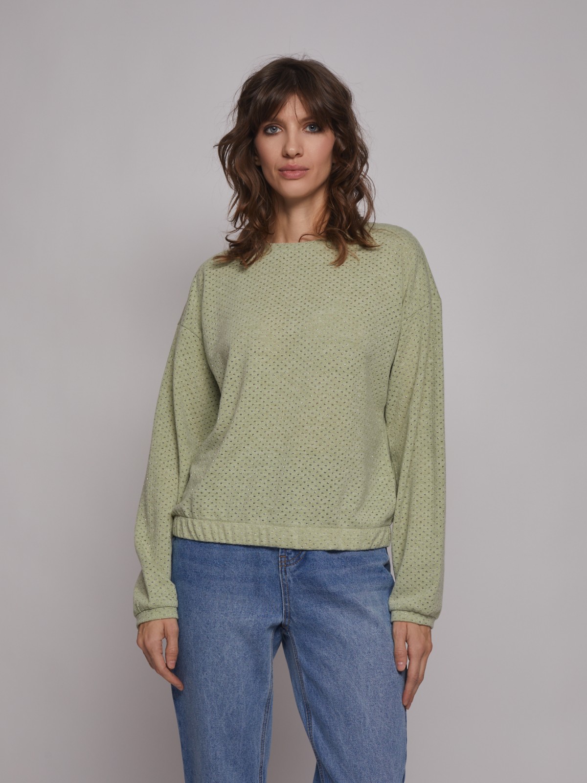 Джемпер с люрексом