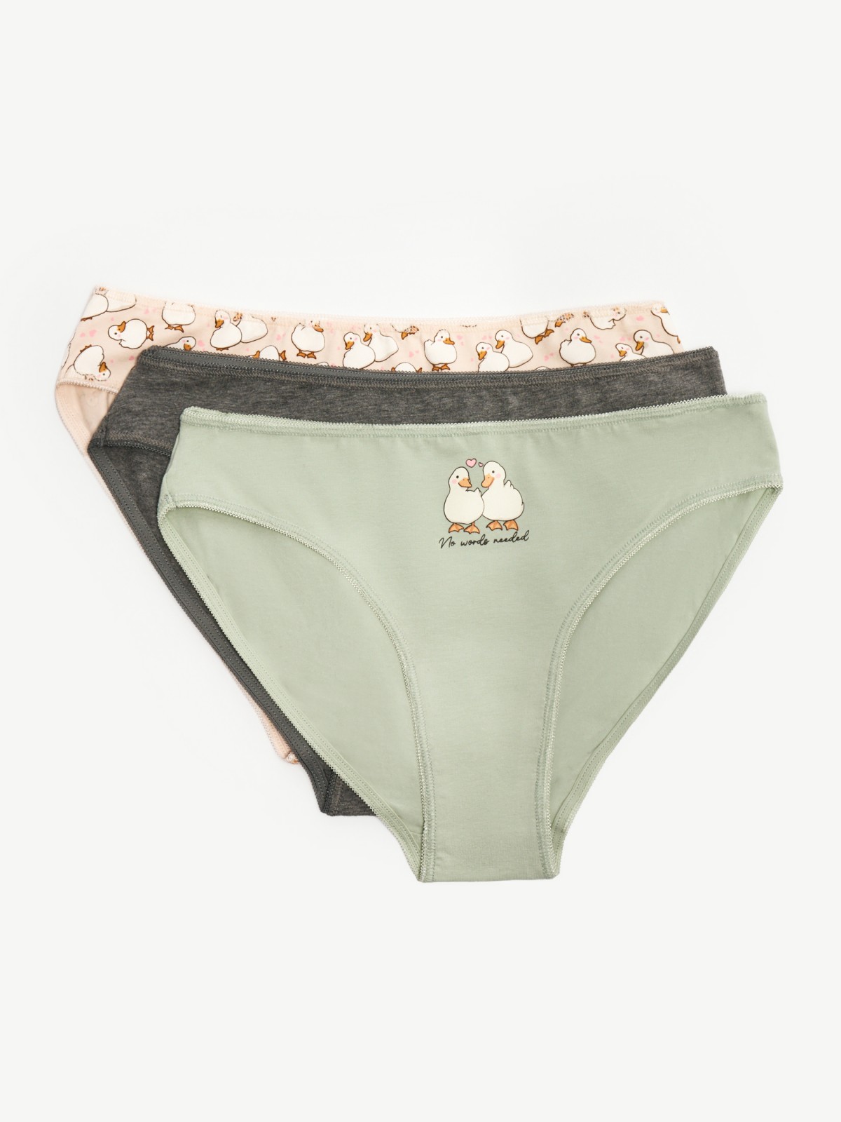 Набор трусов с рисунком (3 шт. в комплекте)