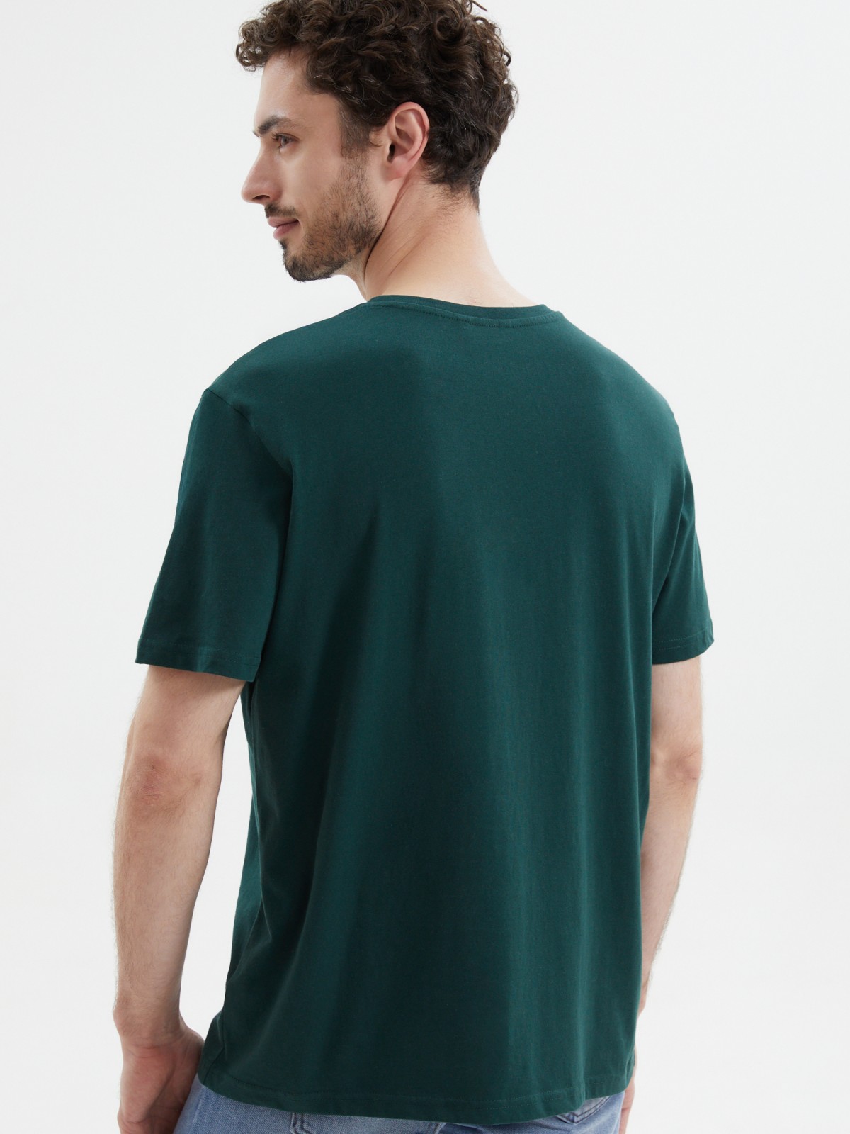 Футболка из хлопка с надписью