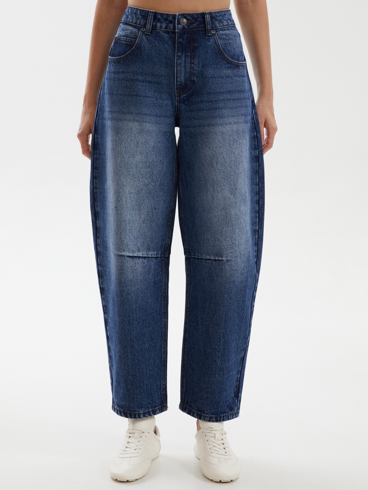 Джинсы силуэта Baggy со средней посадкой