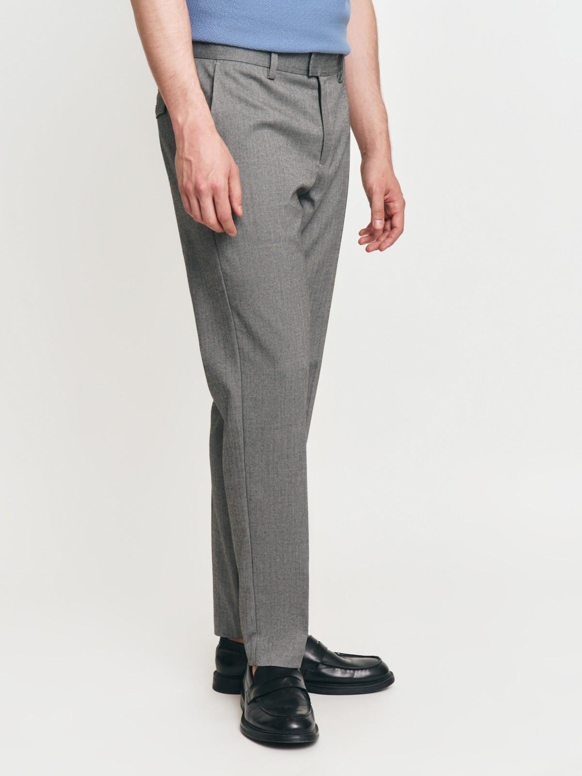 Офисные брюки Tapered в клетку со стрелками