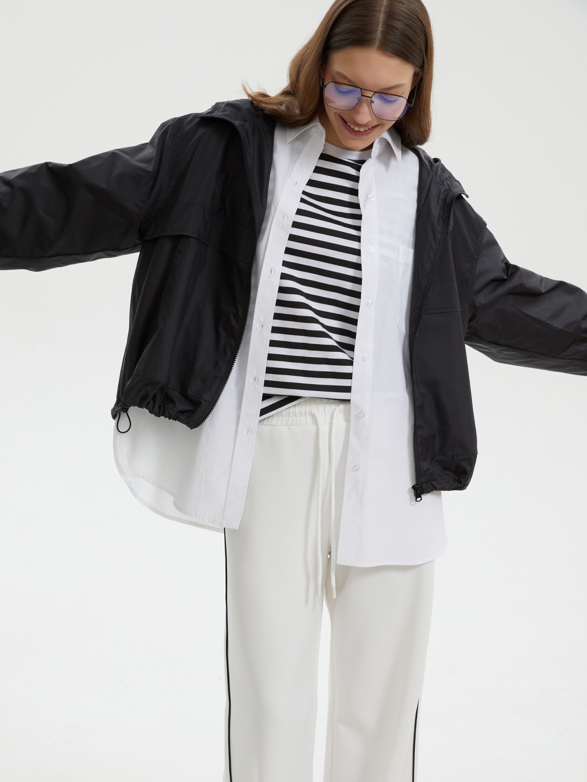 Футболка из хлопка в полоску