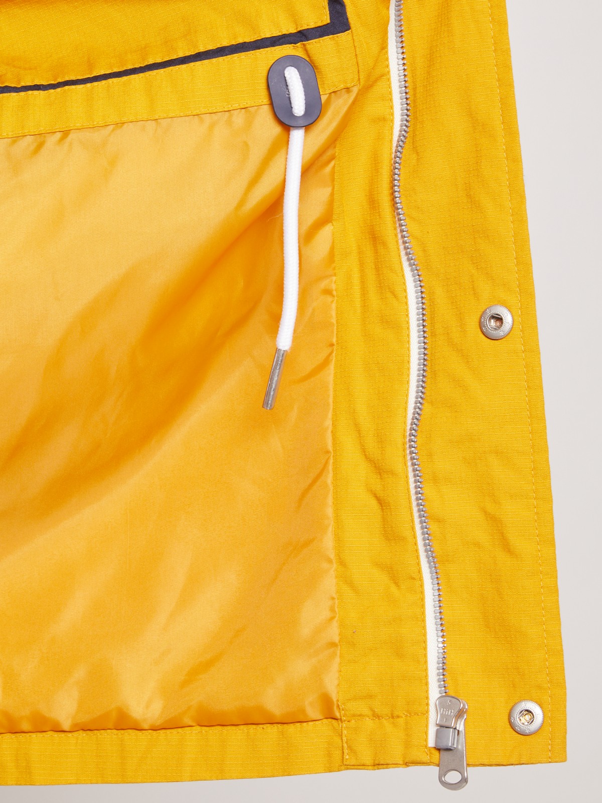 Куртка-ветровка zolla 01121560L164, цвет желтый, размер M - фото 6