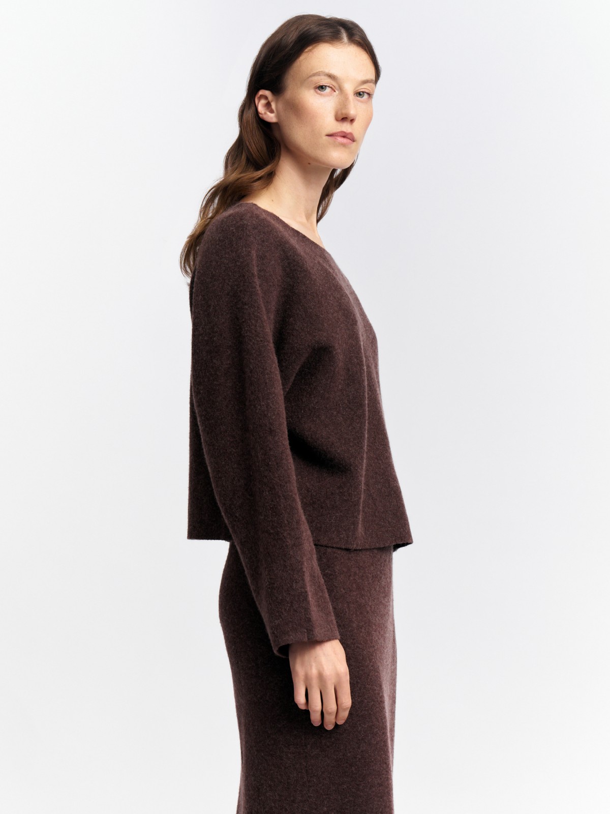 Вязаный джемпер с шерстью