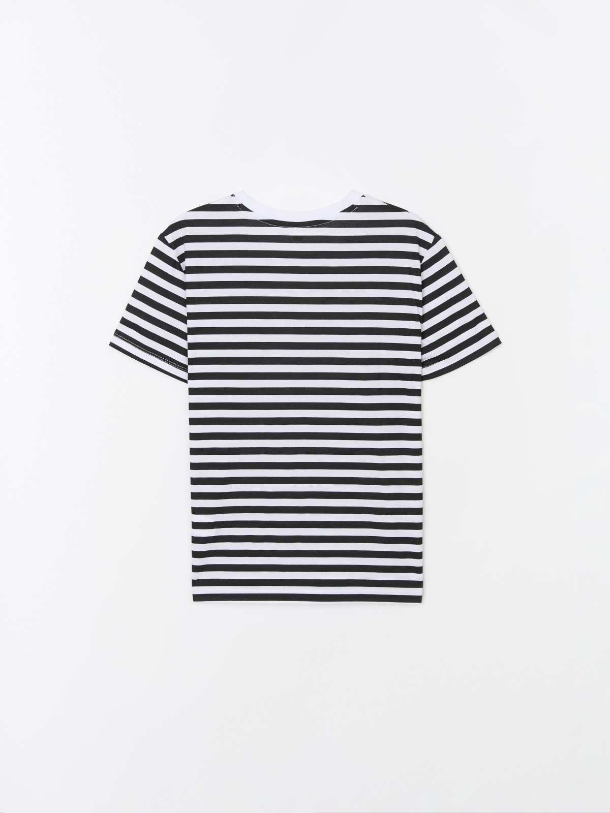 Футболка из хлопка в полоску
