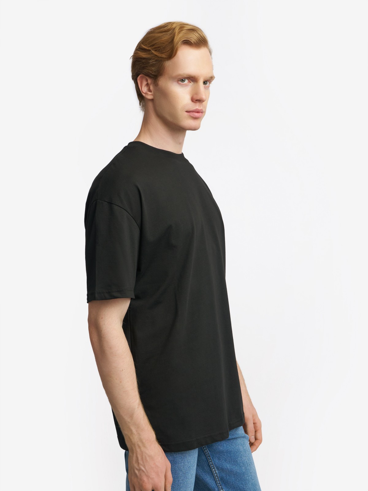 Базовая оверсайз футболка из хлопка