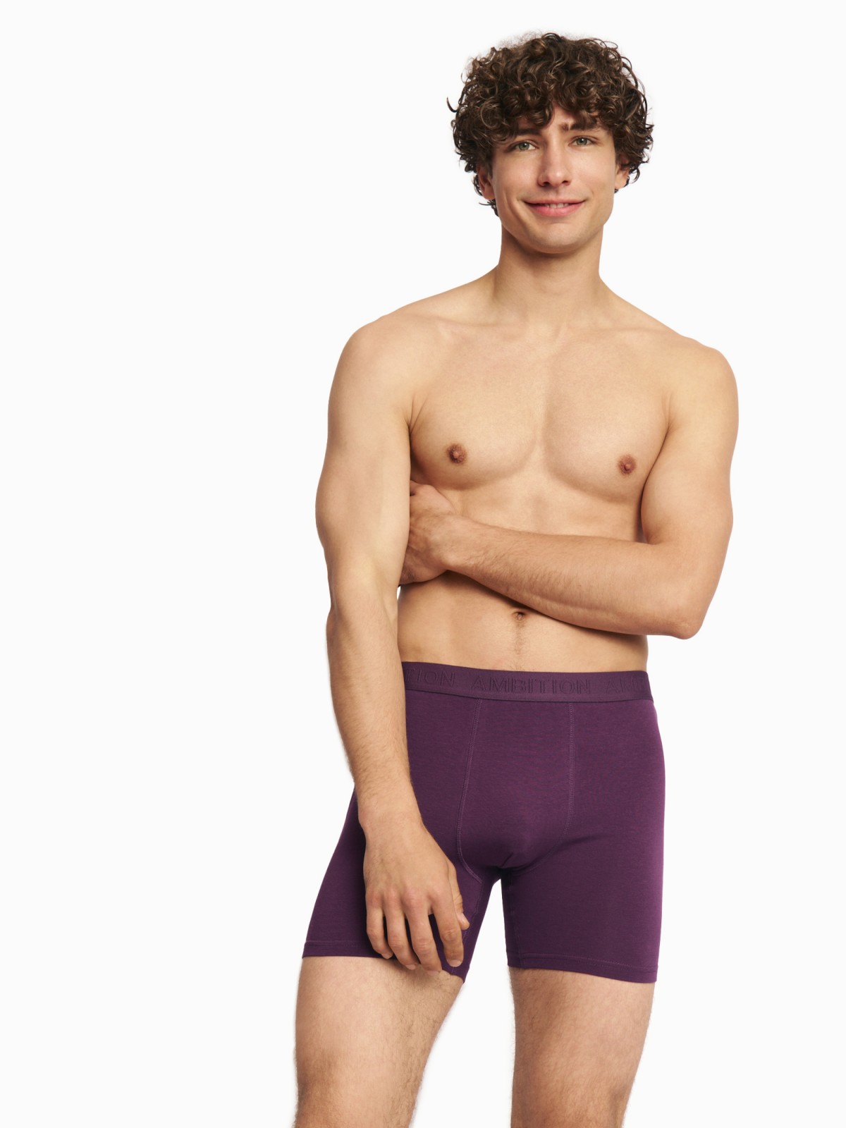 Набор удлинённых трусов из хлопка (3 шт. в комплекте)