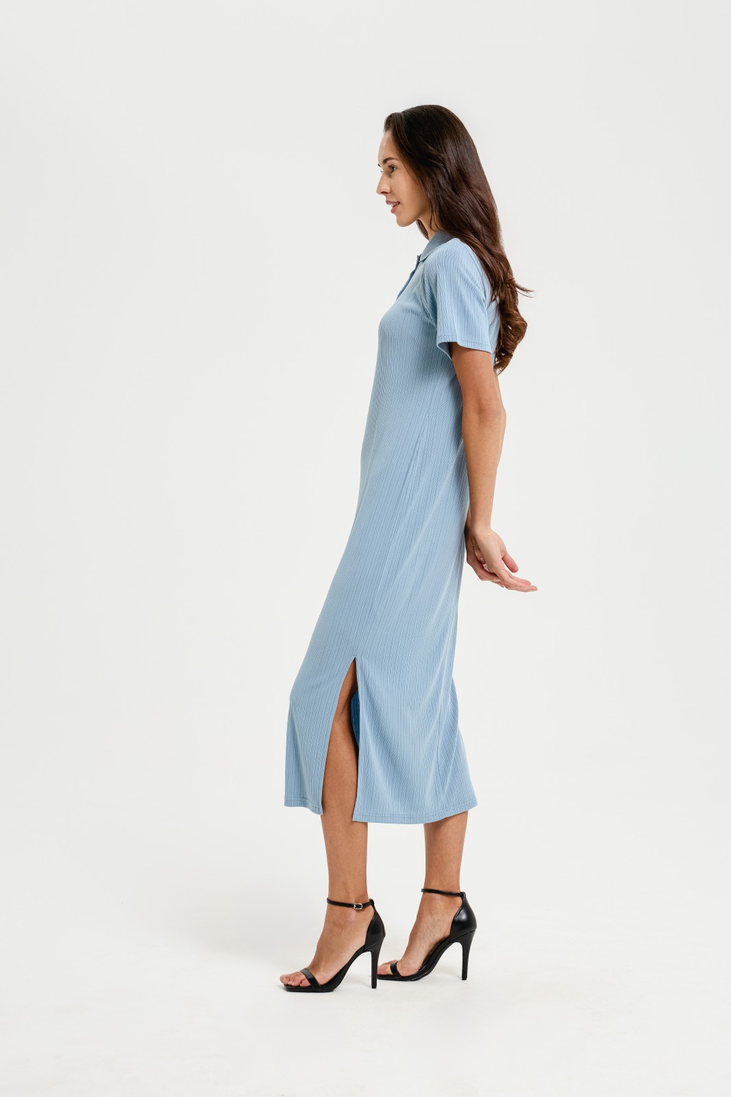 Платье поло с коротким рукавом