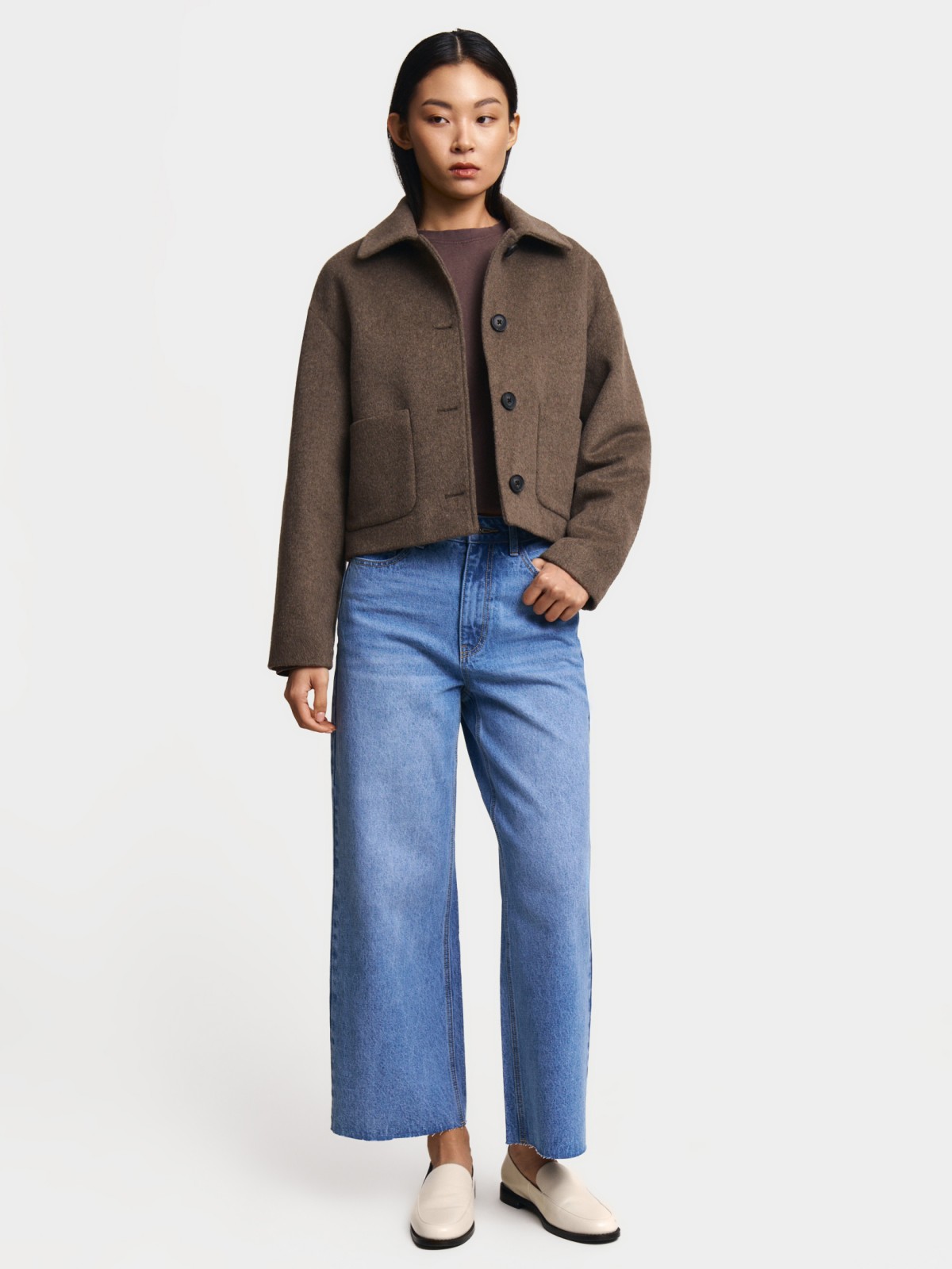 Короткая куртка на пуговицах