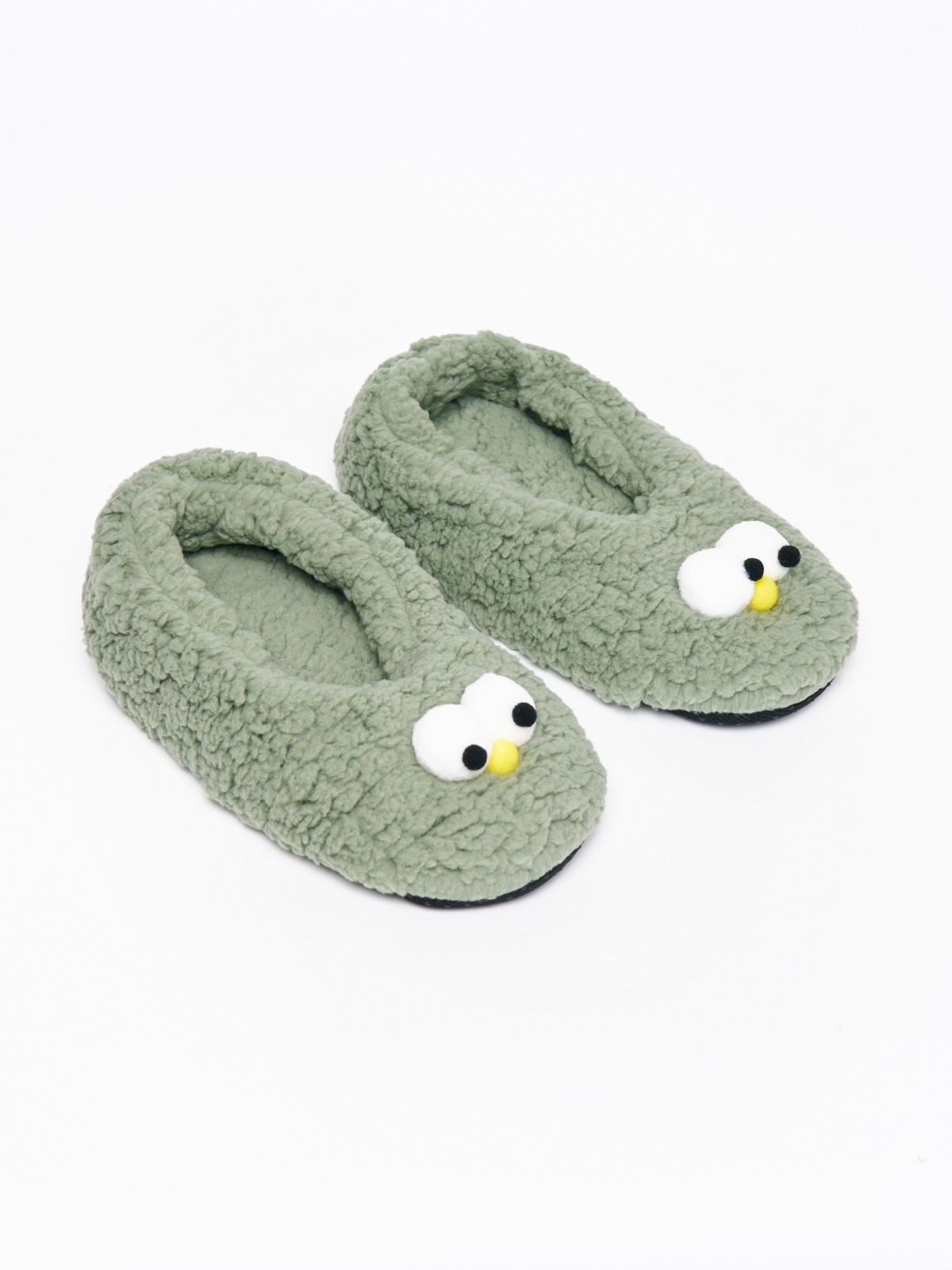 Домашние тапочки из искусственного меха