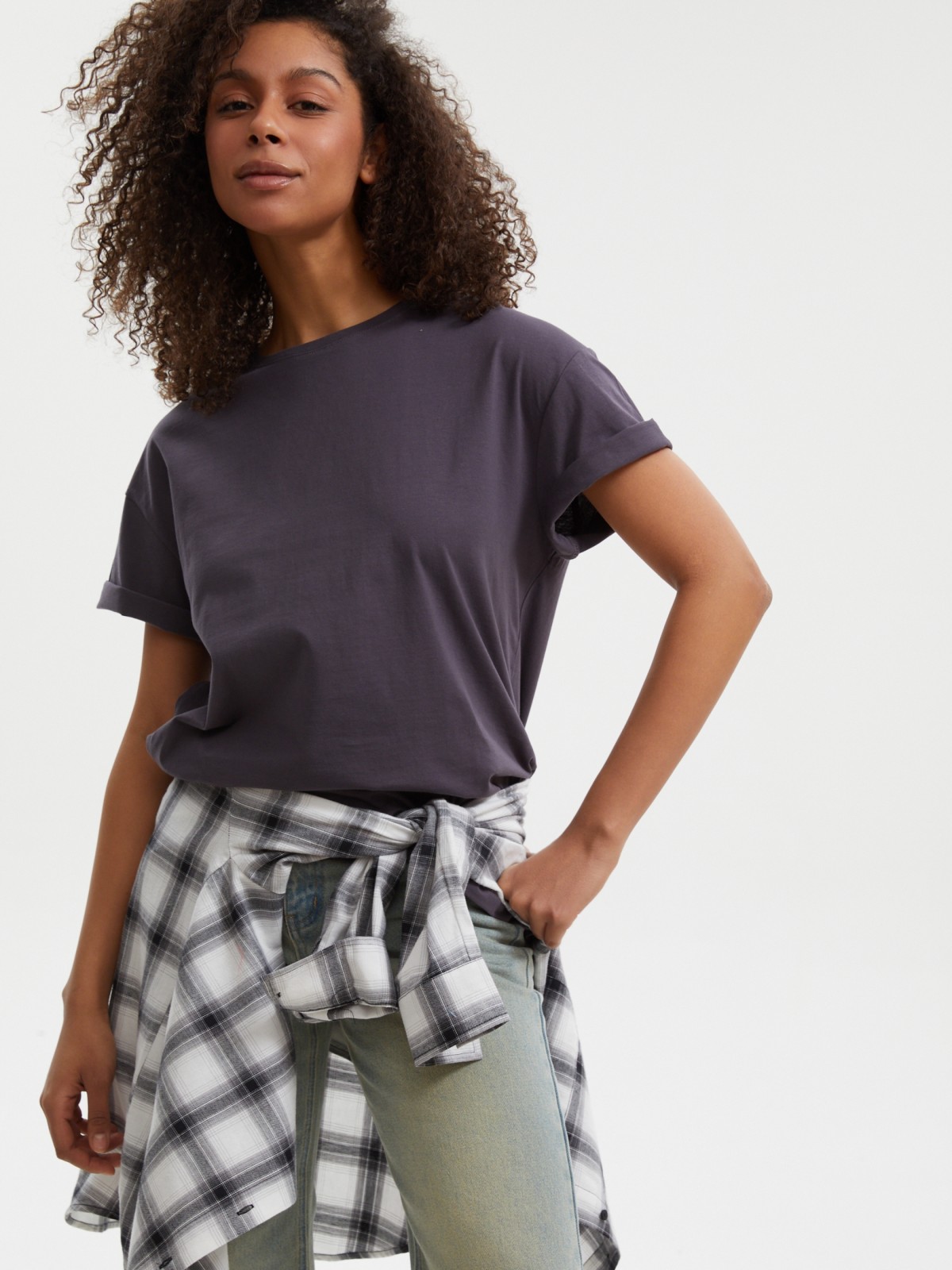 Футболка оверсайз из хлопка