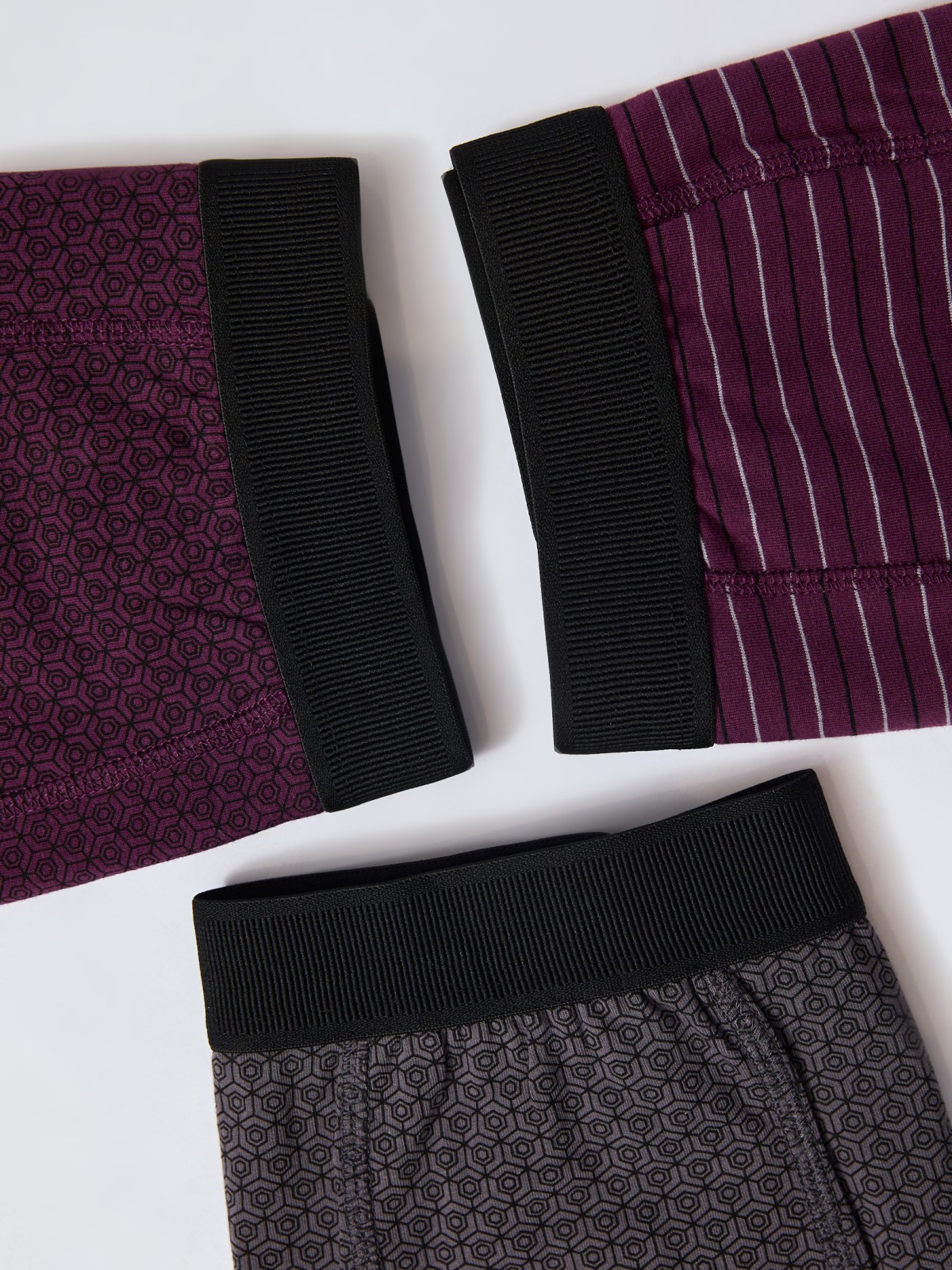 Набор трусов с узором (3 шт. в комплекте)