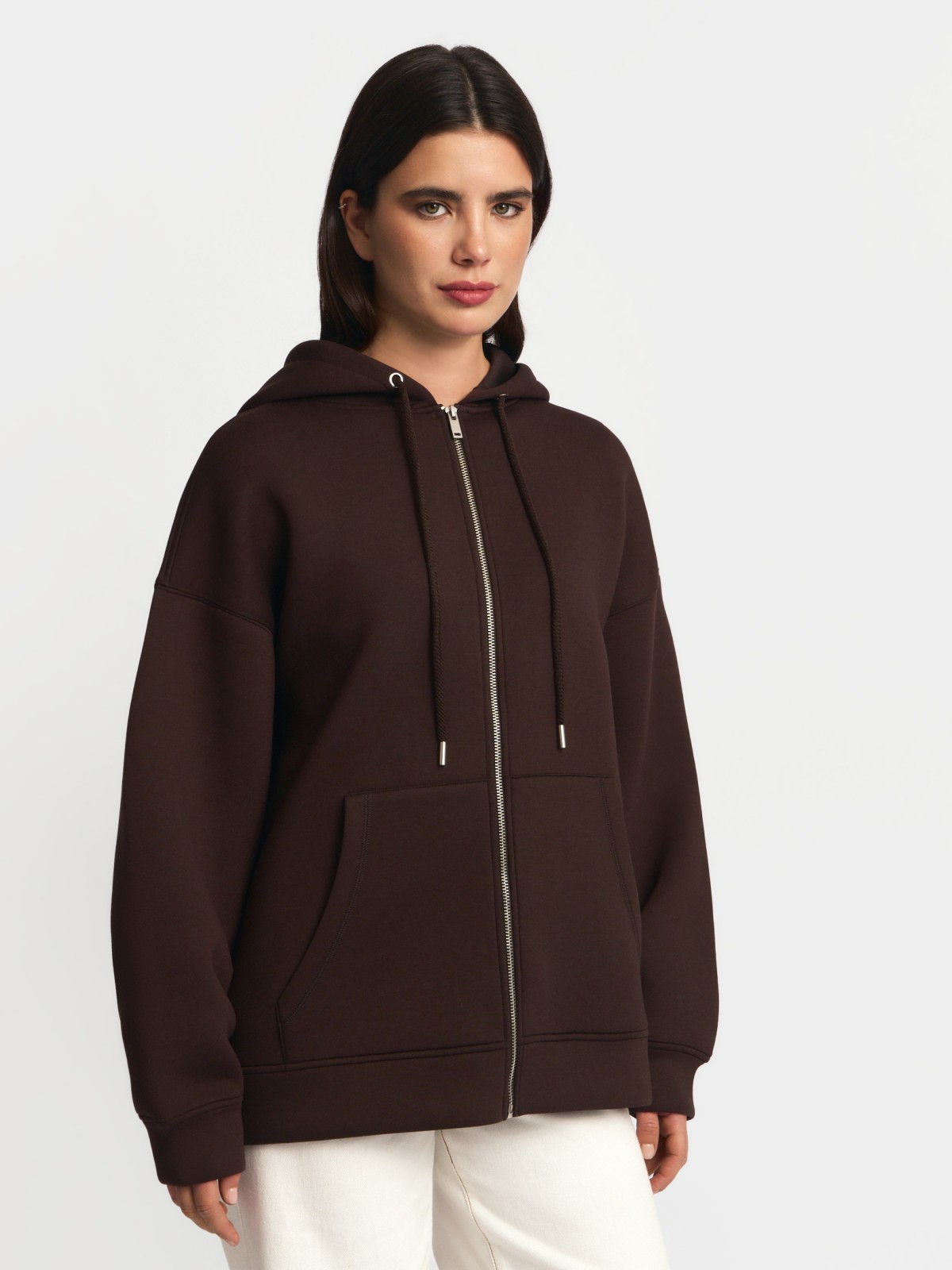 Толстовка на молнии с капюшоном