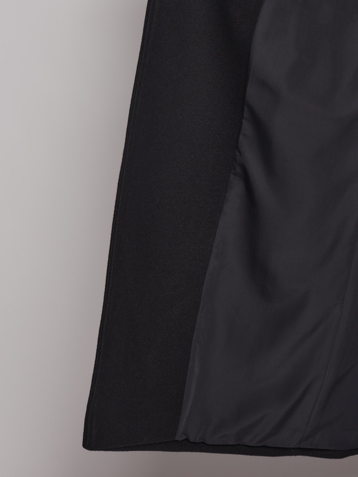 Двубортное пальто с поясом zolla 023125857054, цвет черный, размер XS - фото 6