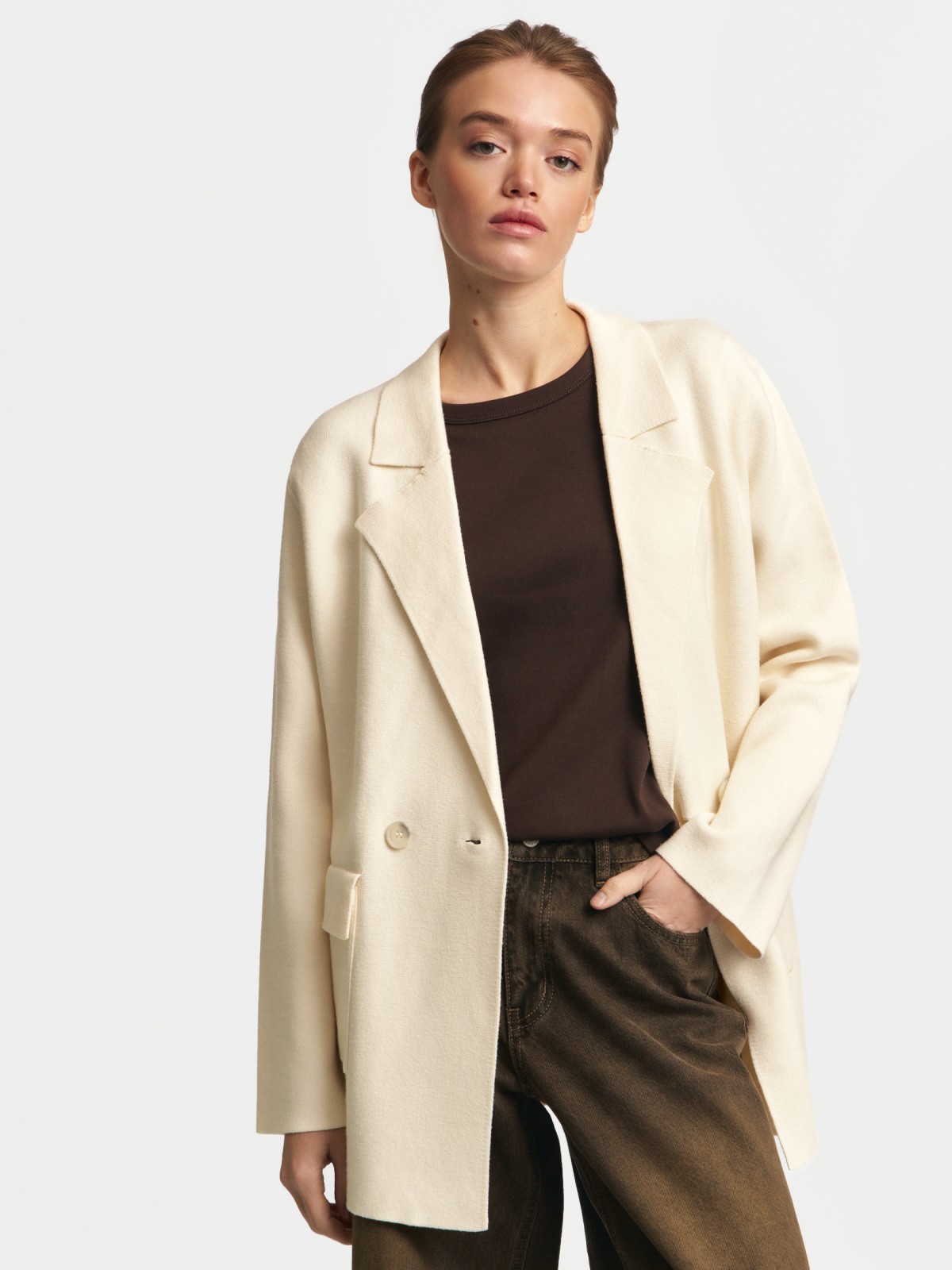 Трикотажный кардиган-жакет 4599₽