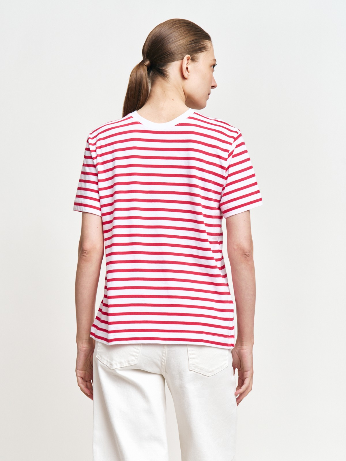 Футболка из хлопка в полоску