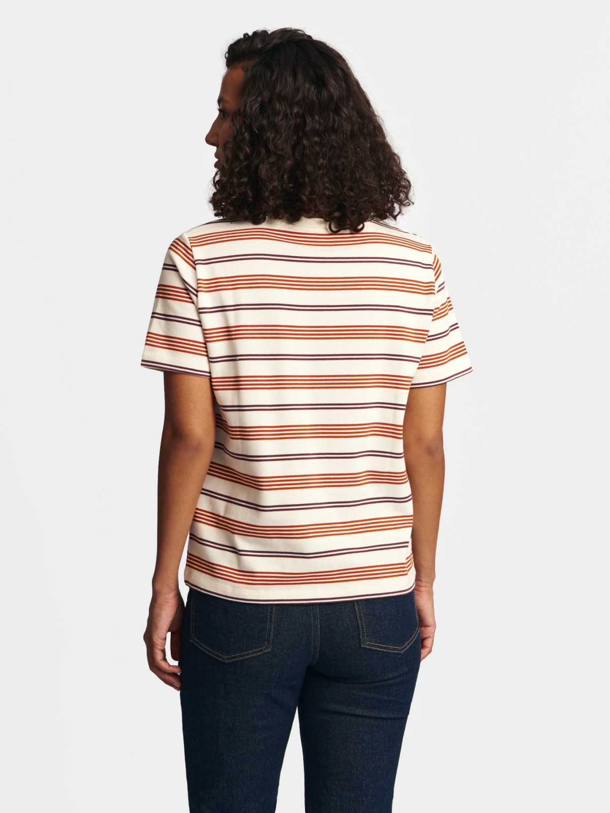 Футболка из хлопка в полоску