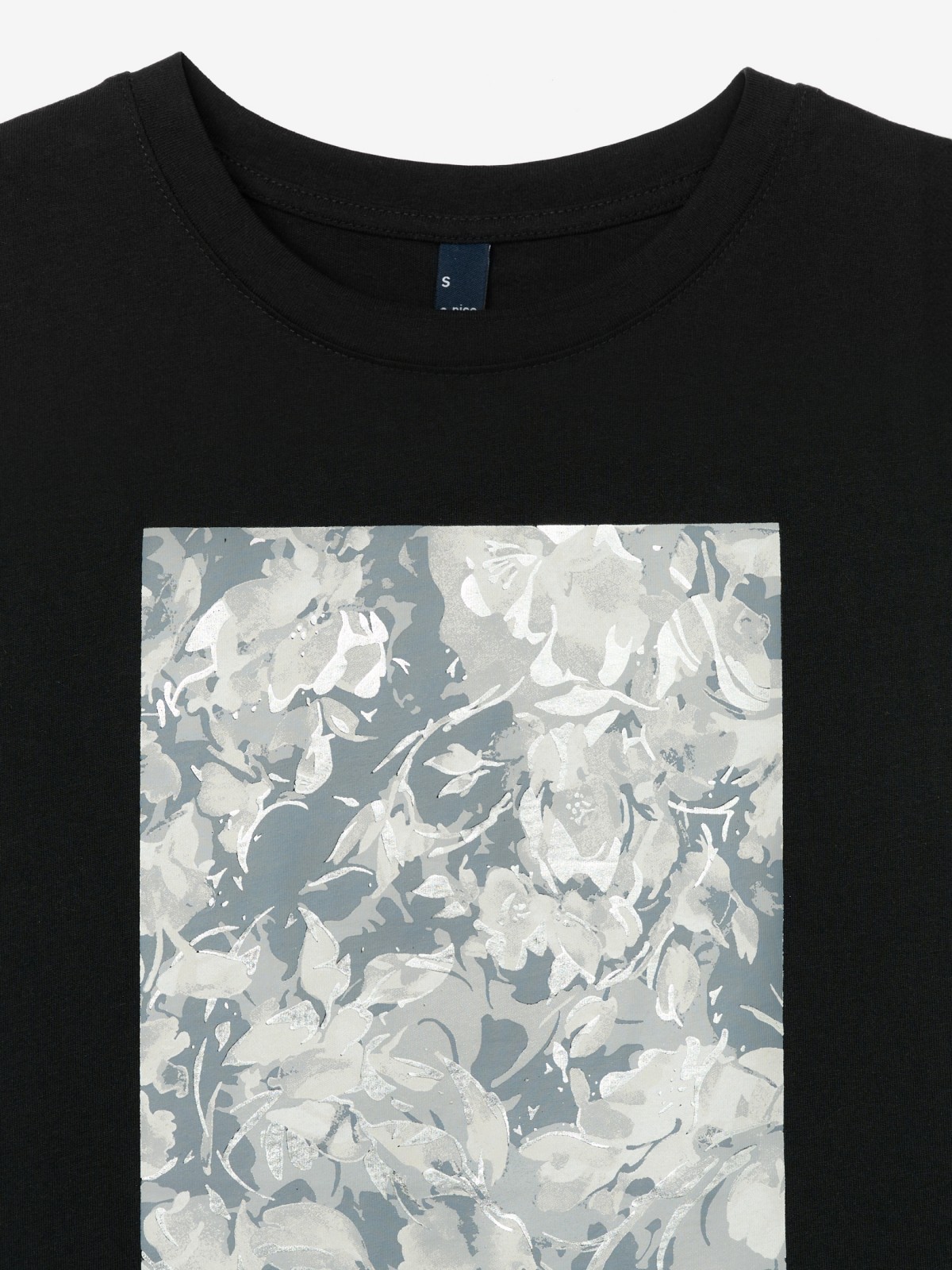 Футболка из хлопка с принтом