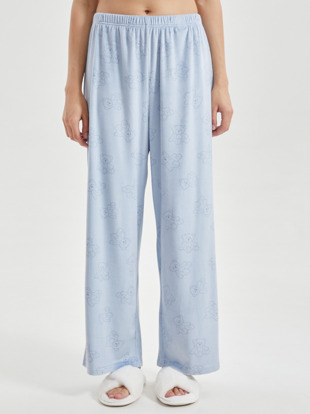 Флисовые штаны с медвежатами