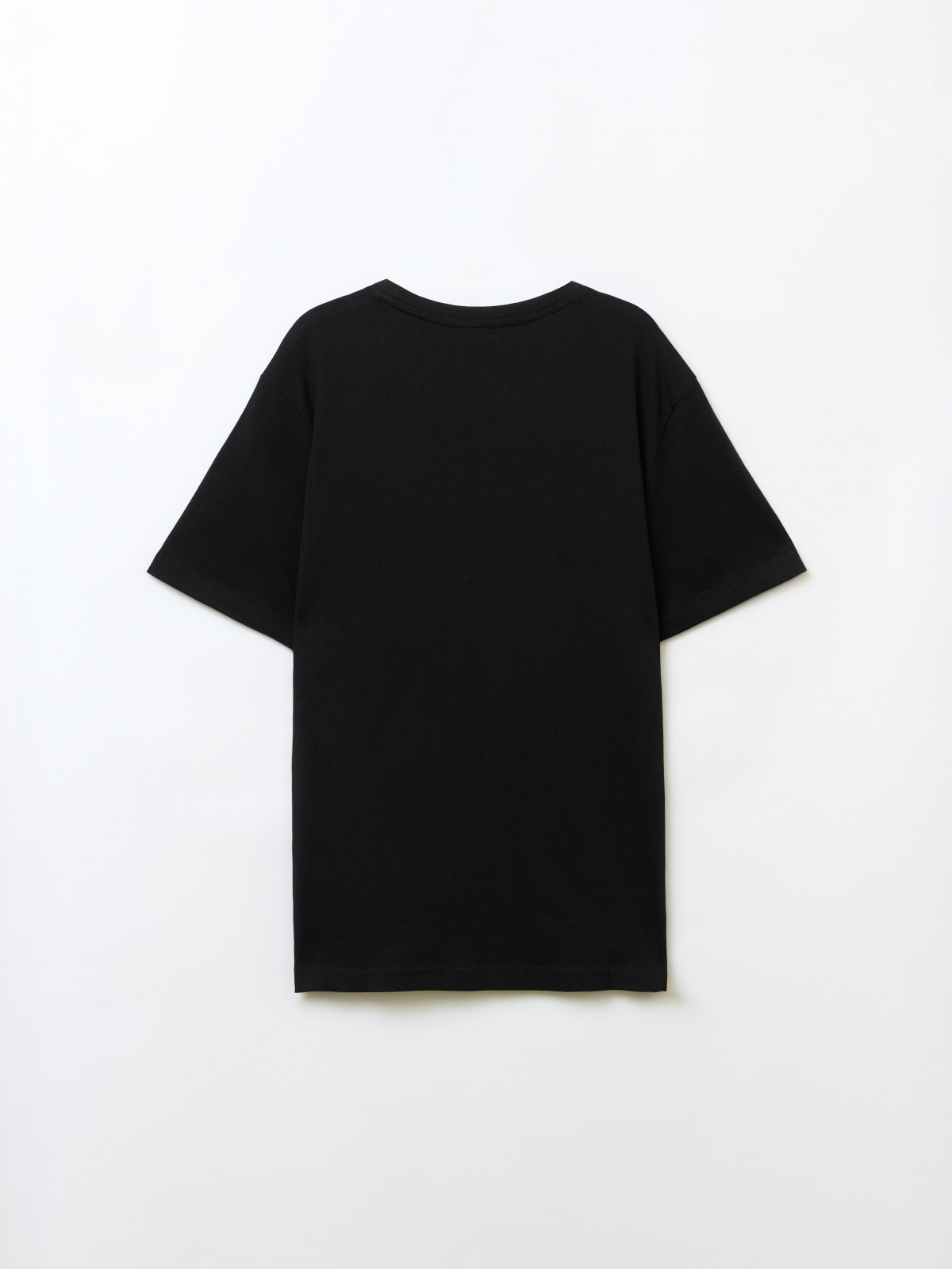 Футболка из хлопка с принтом-надписью