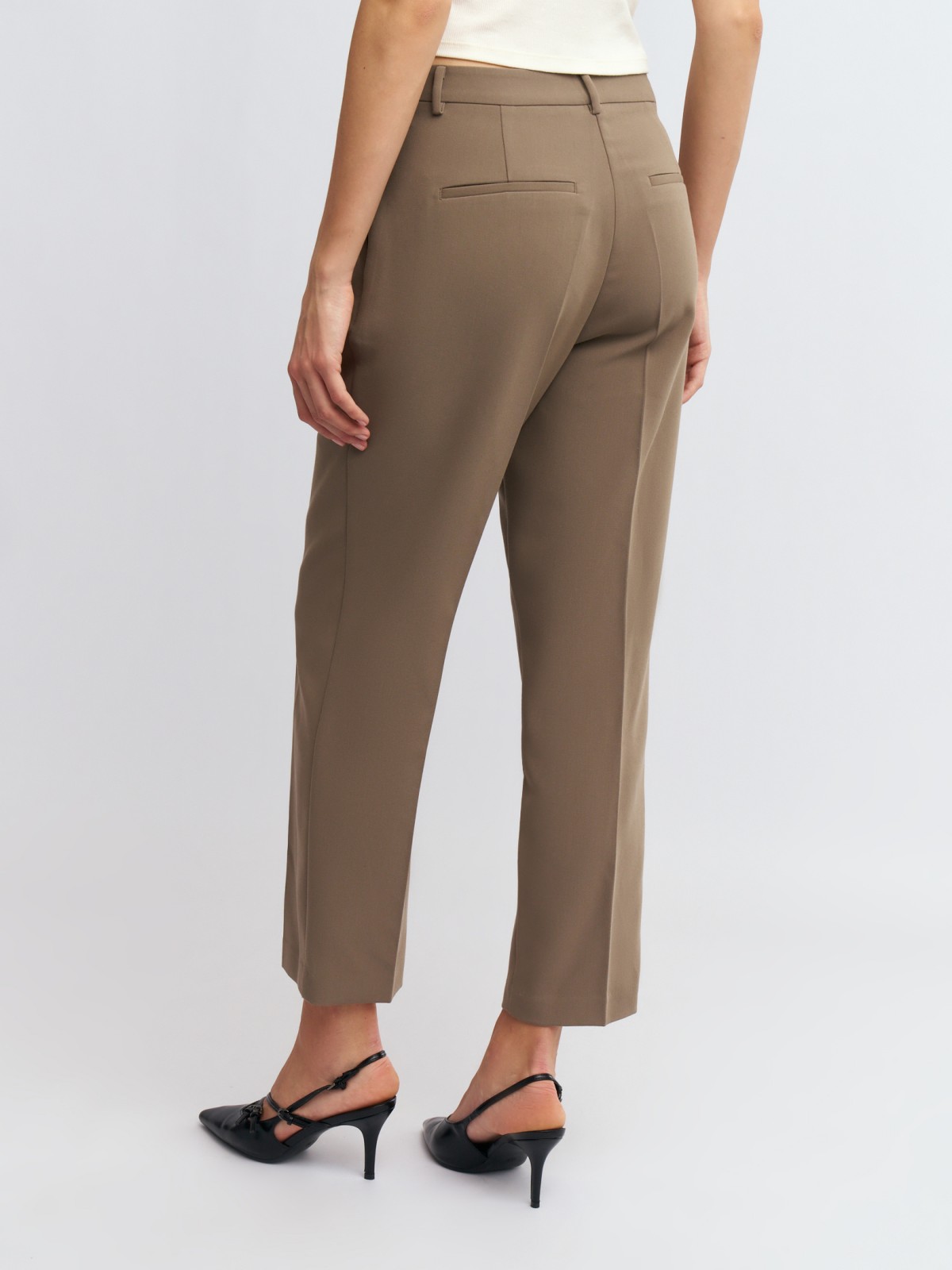 Брюки зауженного силуэта Slim со стрелками