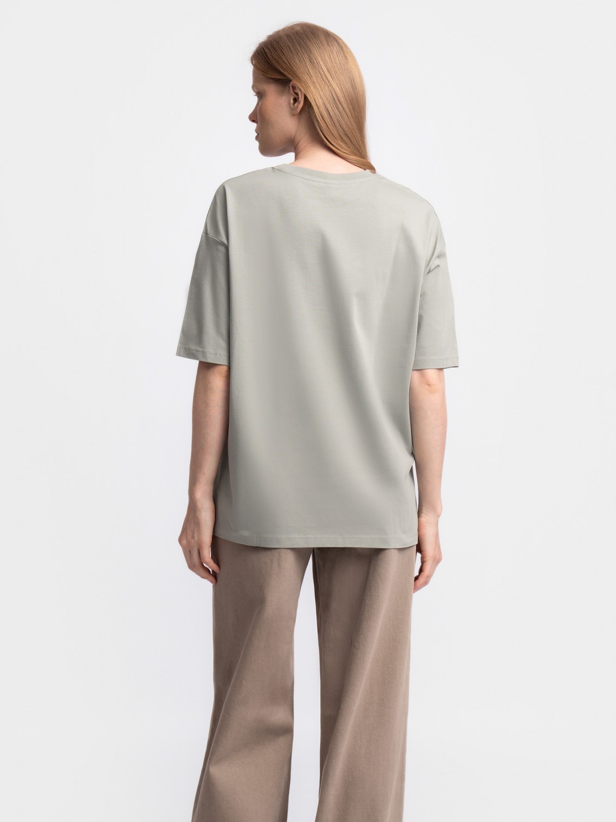 Футболка с коротким рукавом и принтом