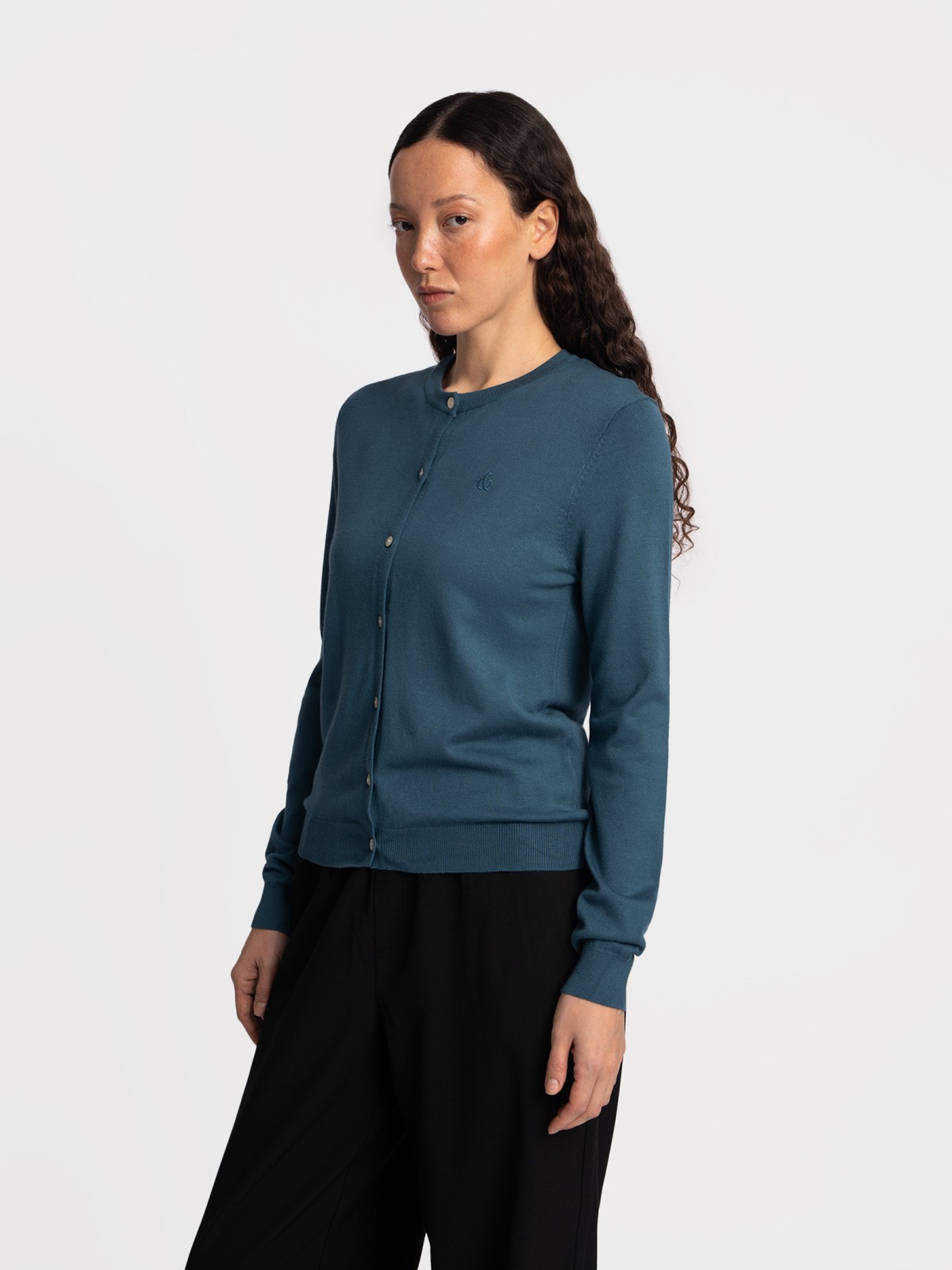 Трикотажный кардиган на пуговицах