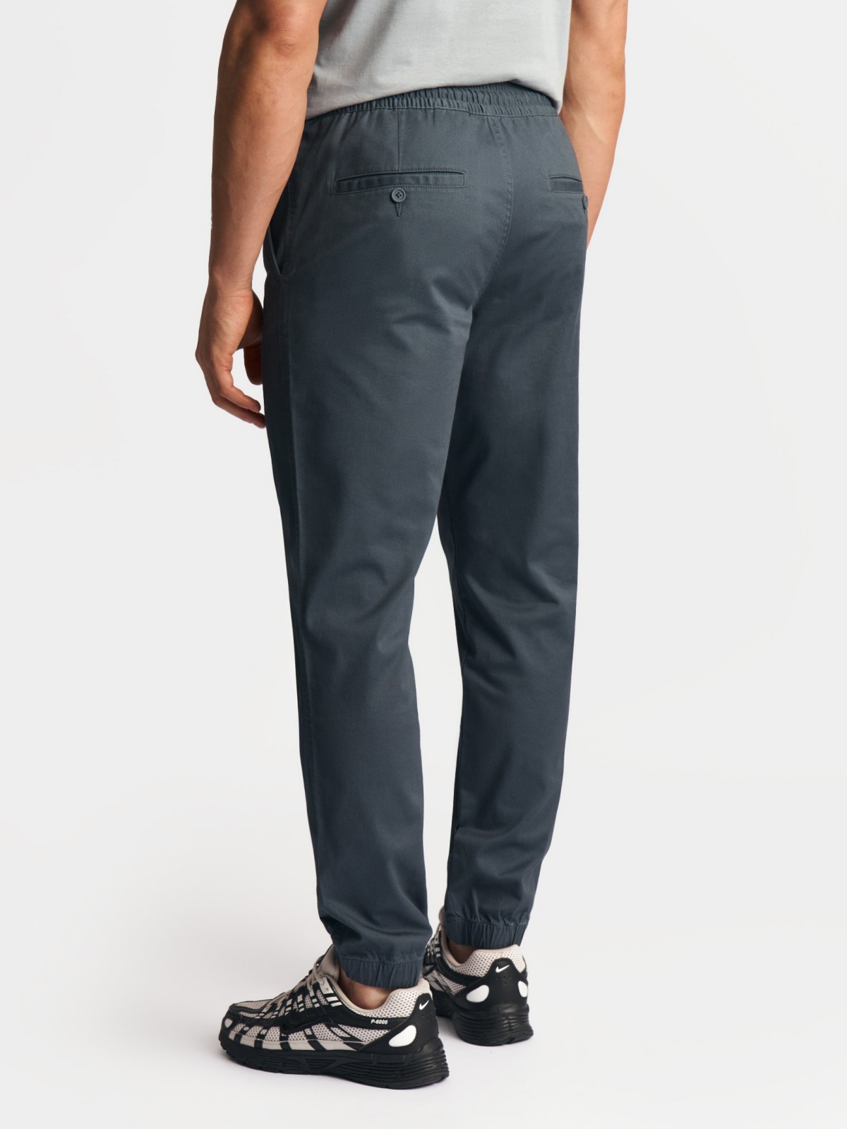 Брюки-джоггеры из хлопка на резинке