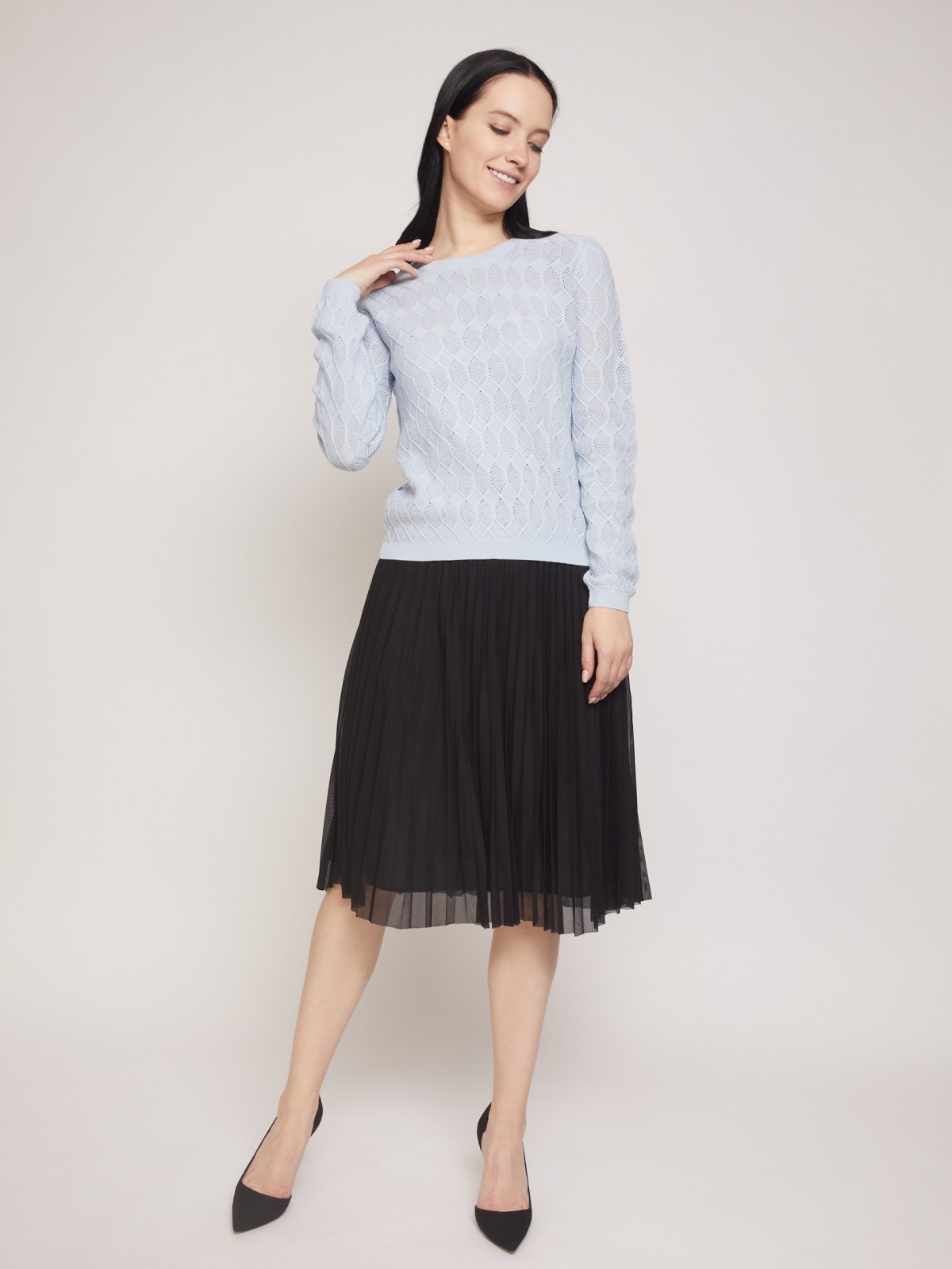 Джемпер с длинными рукавами