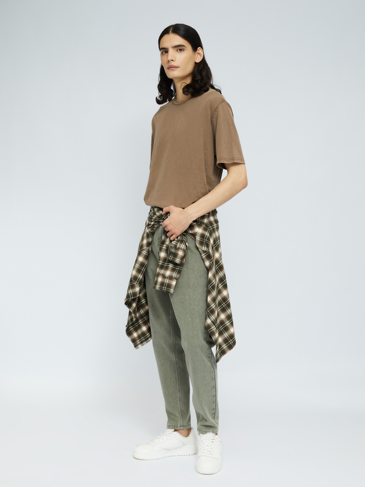 Футболка из плотного трикотажа из хлопка