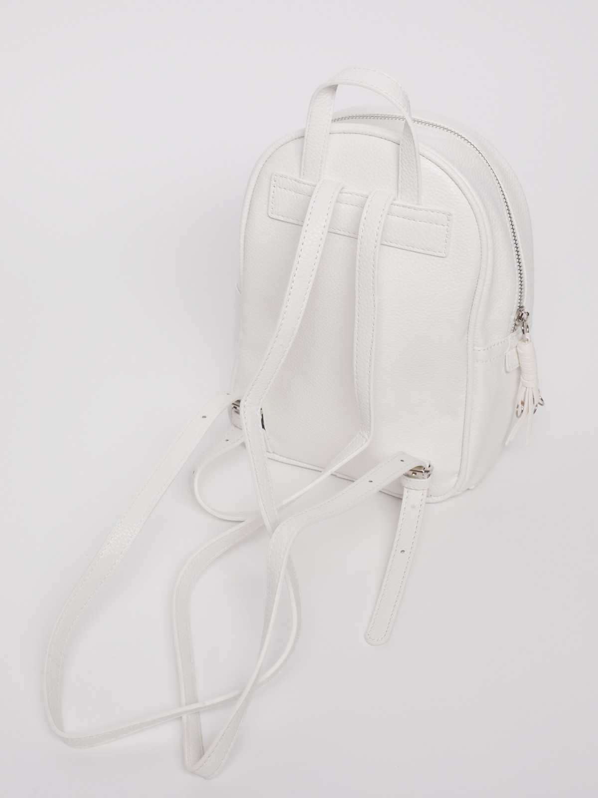Рюкзак из экокожи zolla 022239459295, цвет белый, размер No_size - фото 3