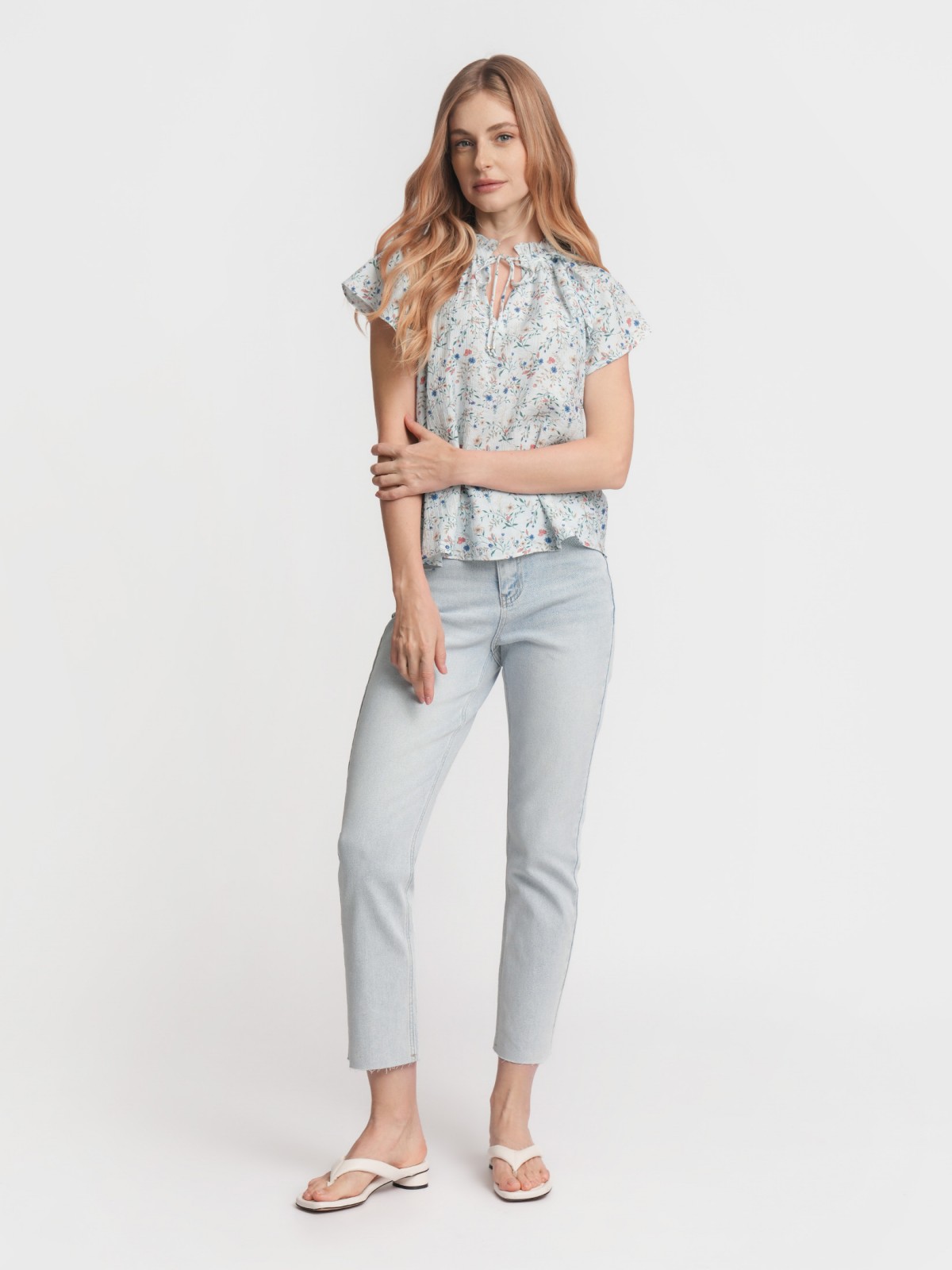 Брюки джинсовые