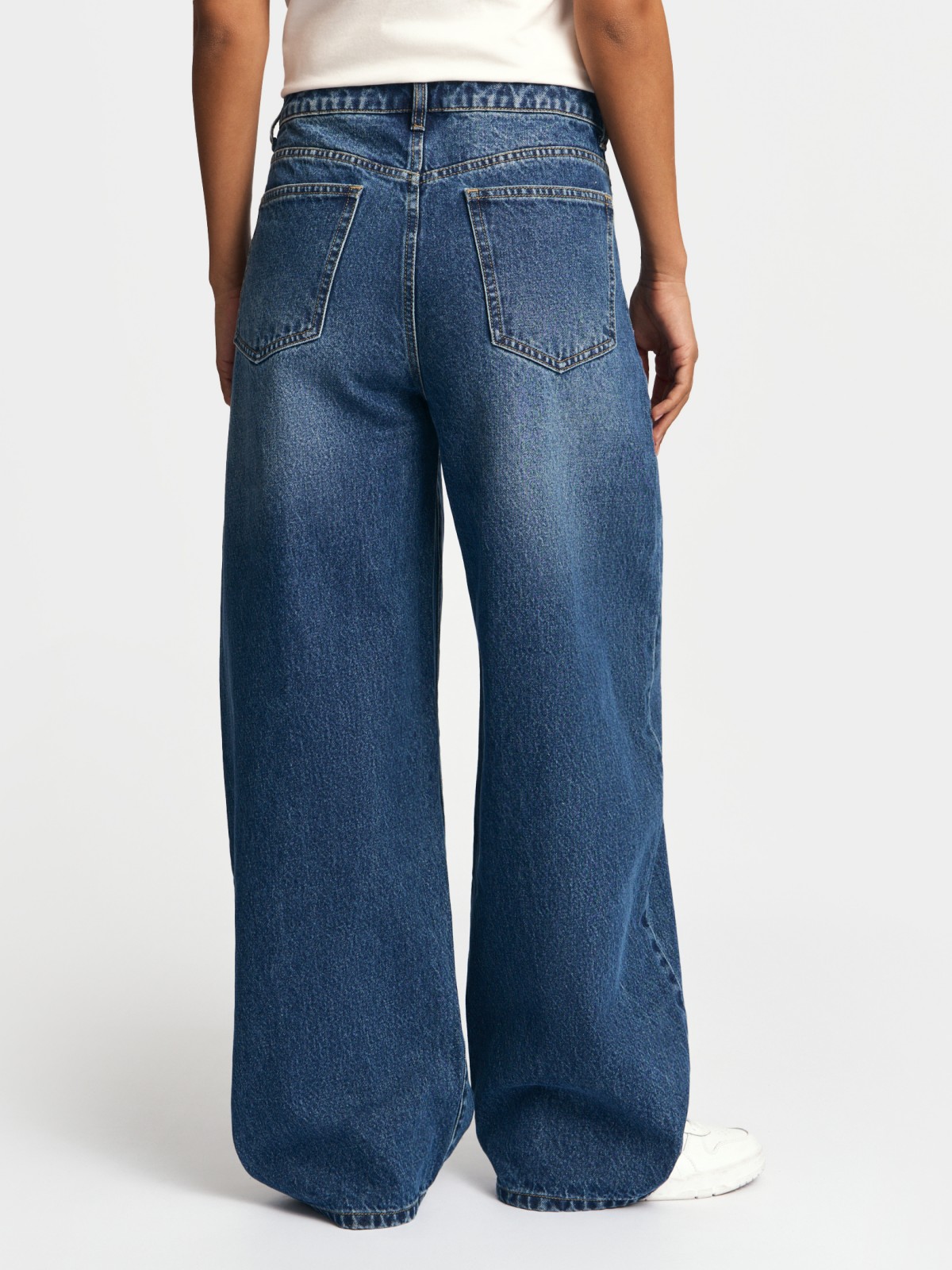 Джинсы силуэта Baloon из хлопка