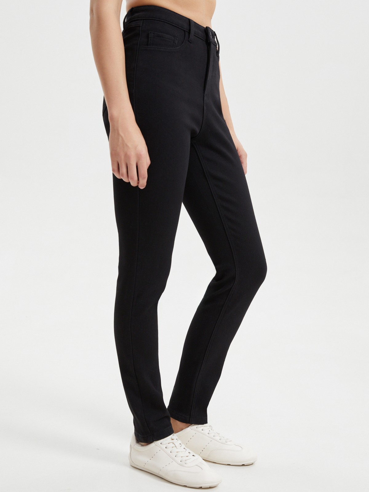 Утеплённые джинсы Skinny с флисом