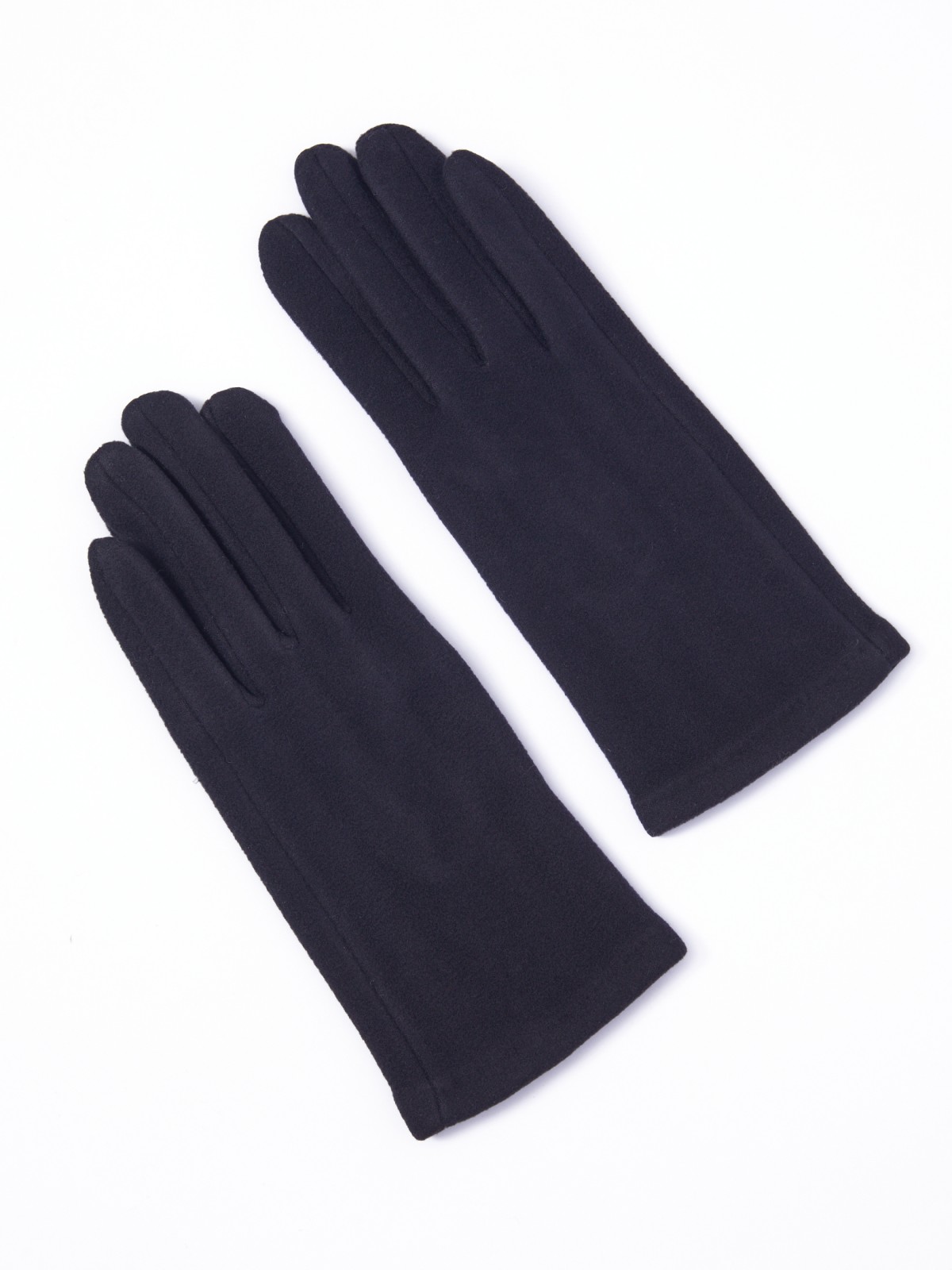 Перчатки zolla 023339662075, цвет черный, размер S