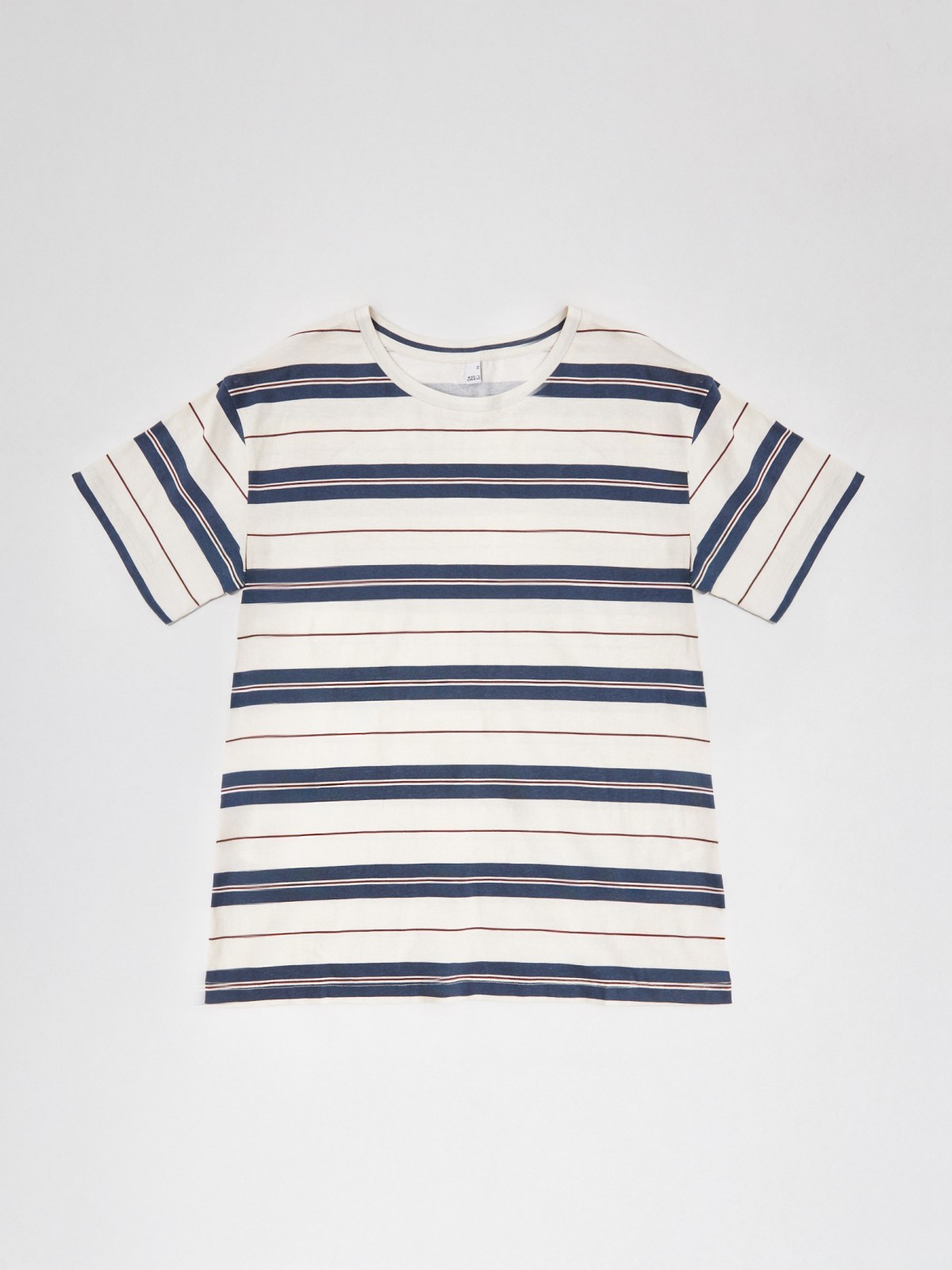 Футболка из хлопка в полоску