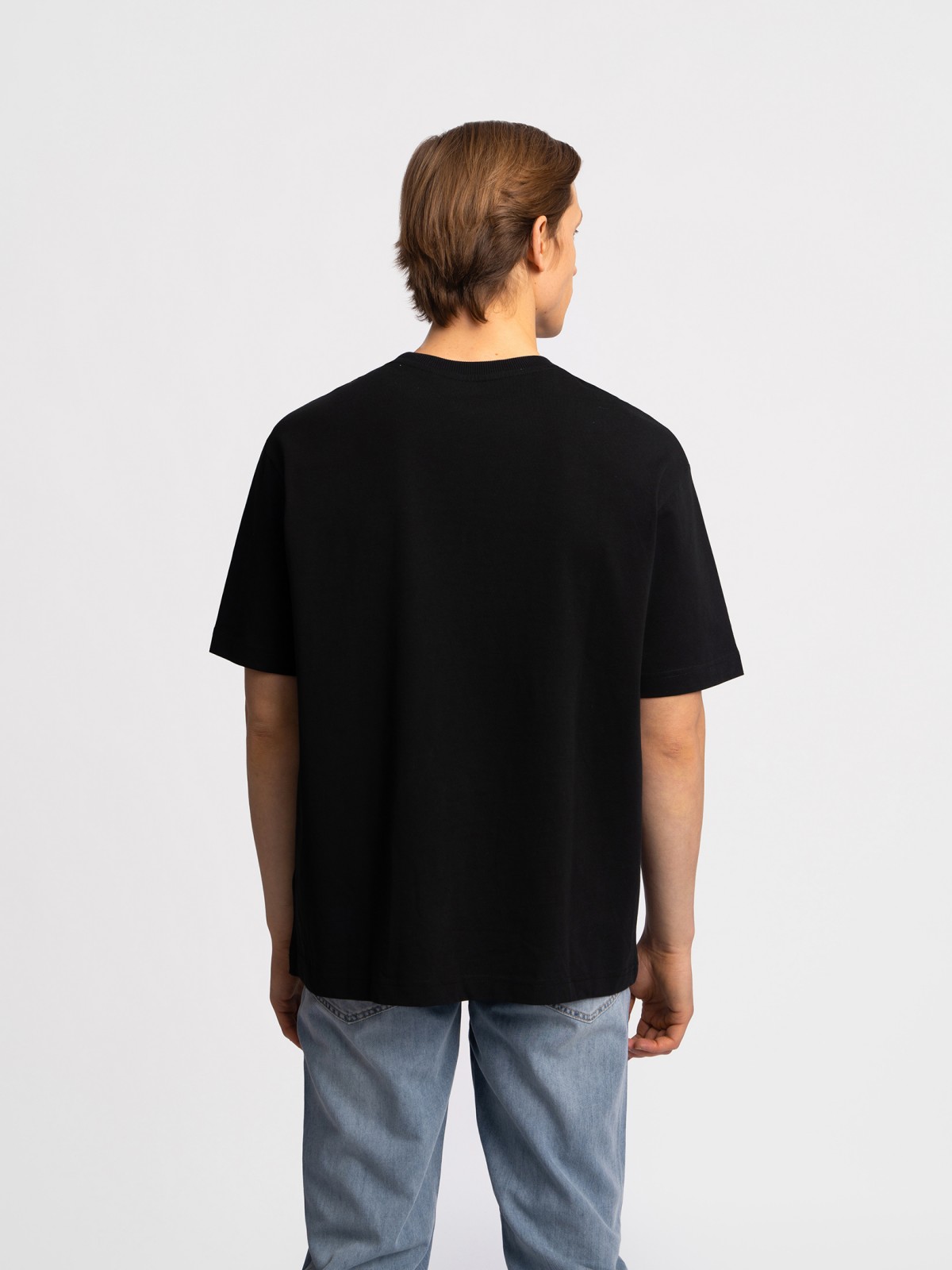 Футболка оверсайз из хлопка с коротким рукавом