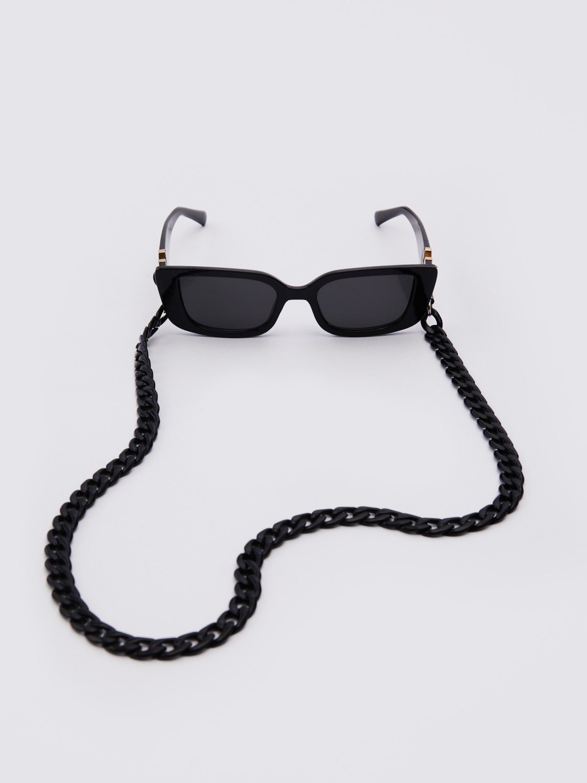 Солнцезащитные очки с цепочкой zolla 024139Q3X025, цвет черный, размер No_size - фото 2