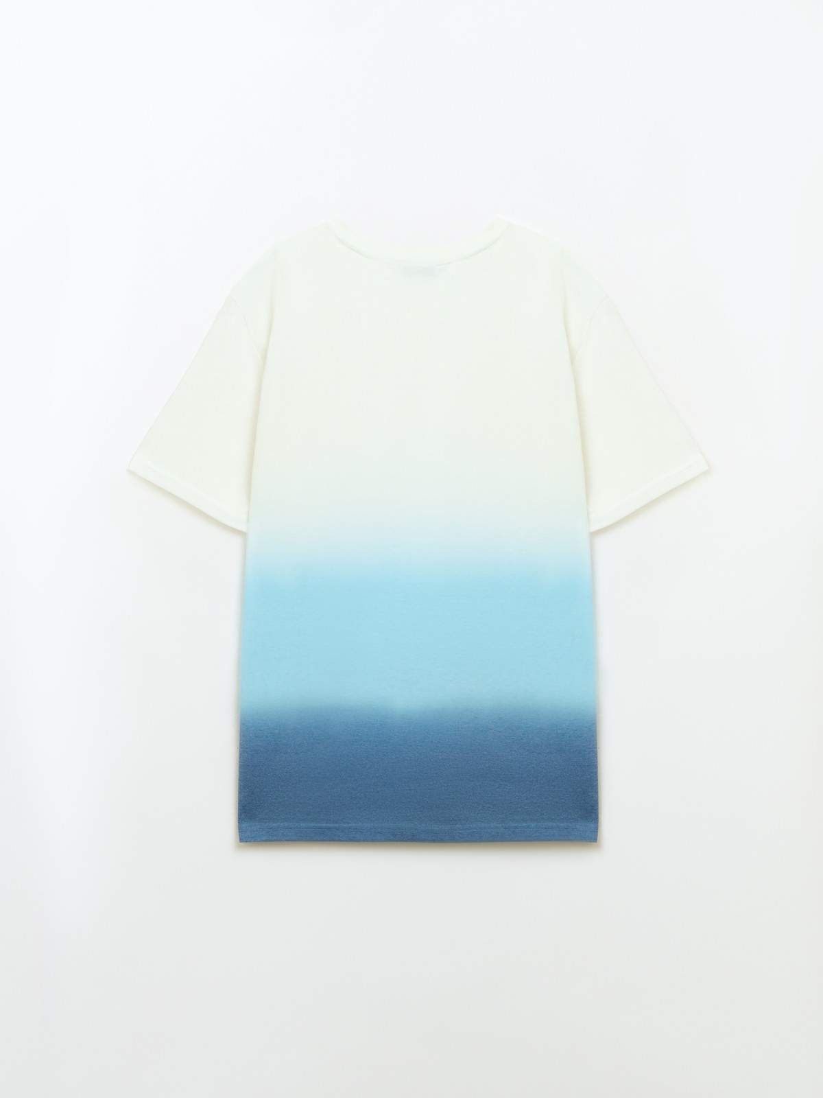 Трикотажная футболка с градиентом