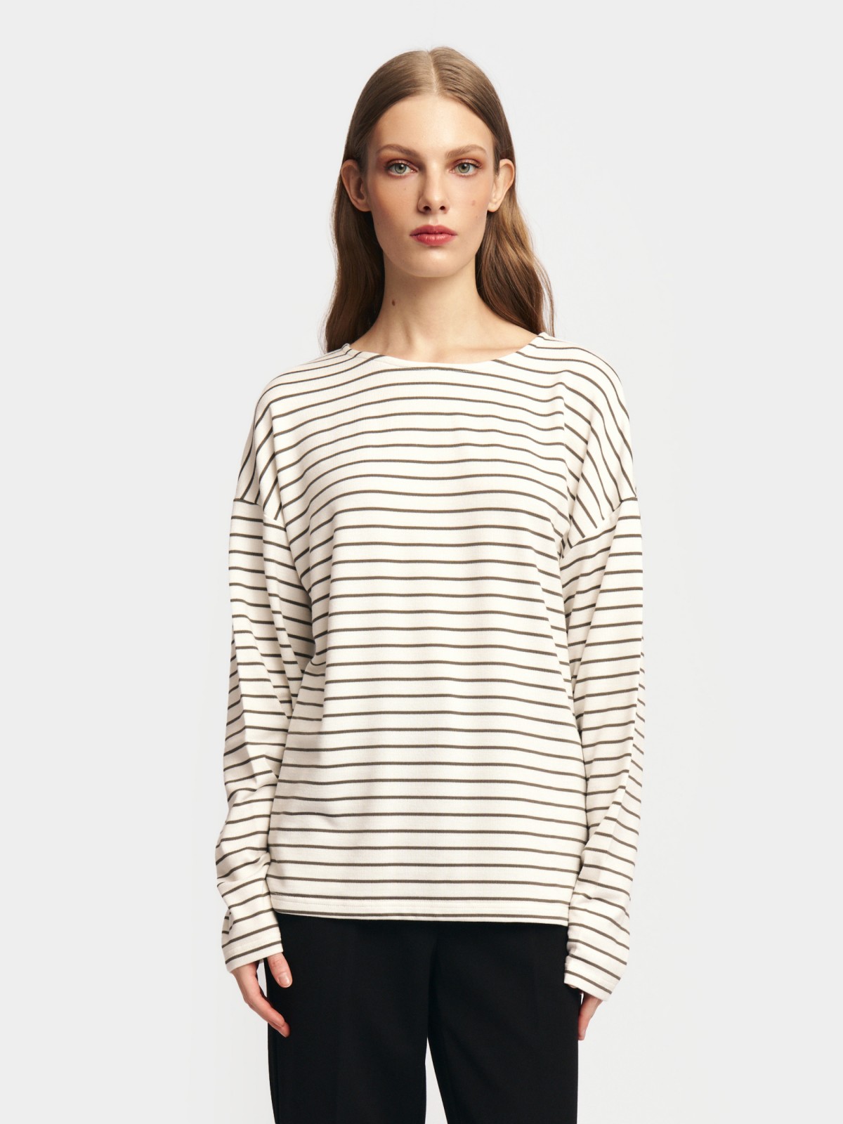 Лонгслив-тельняшка в полоску