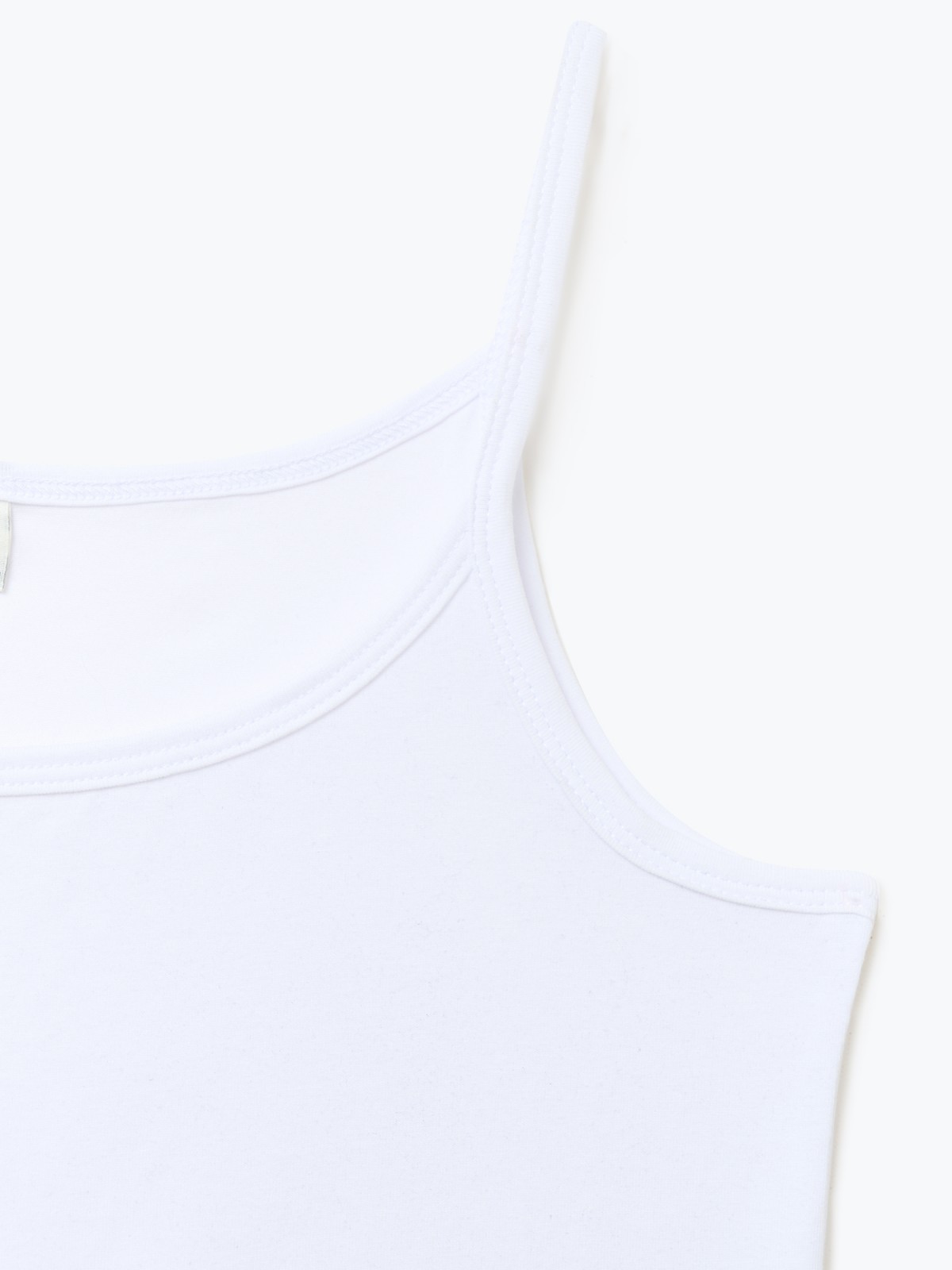 Майка-топ из хлопка на бретельках