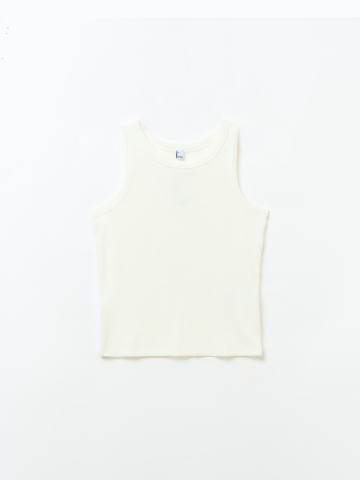 Майка-топ из хлопка без рукавов